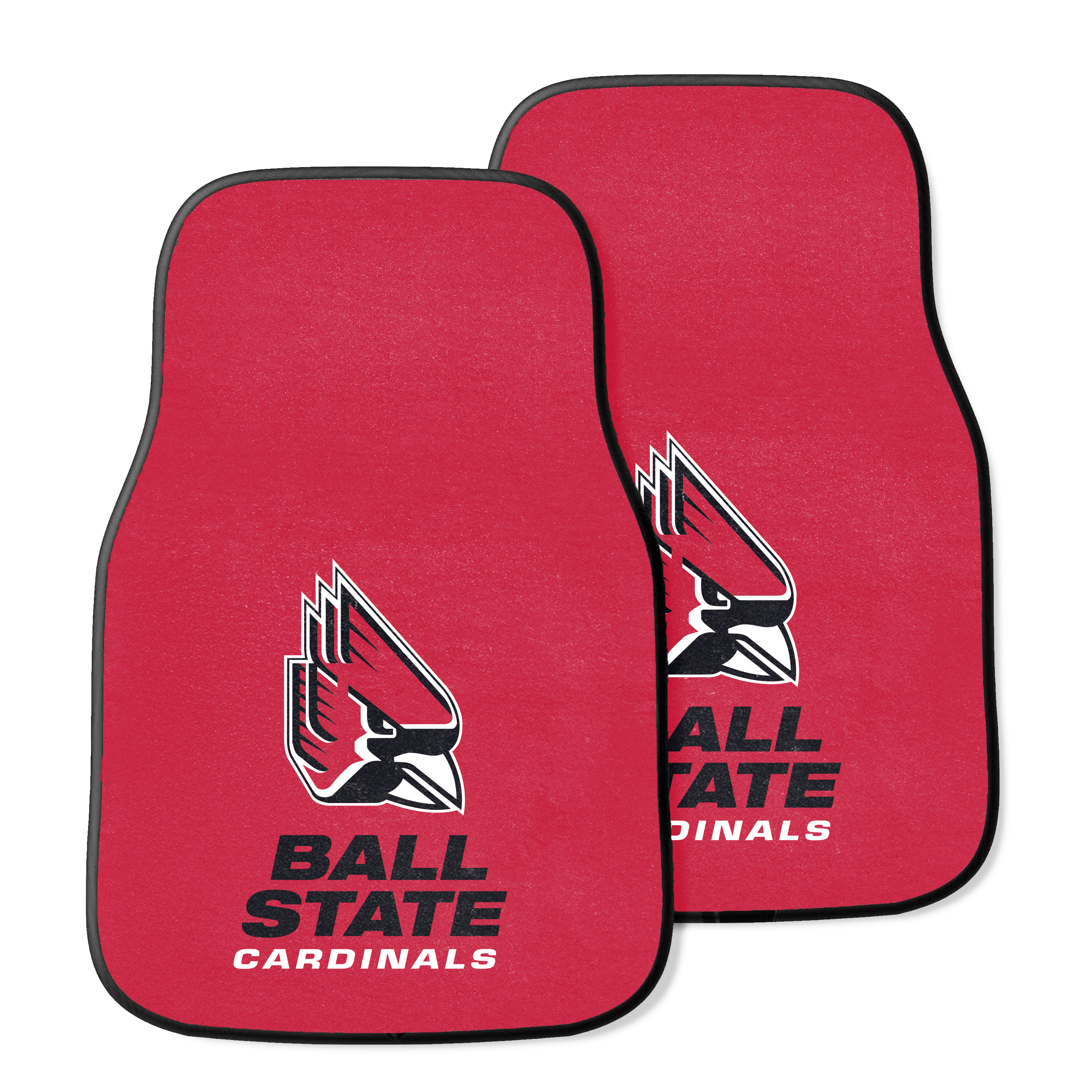 Ball State University 2-pc Carpet Car Mat Set    