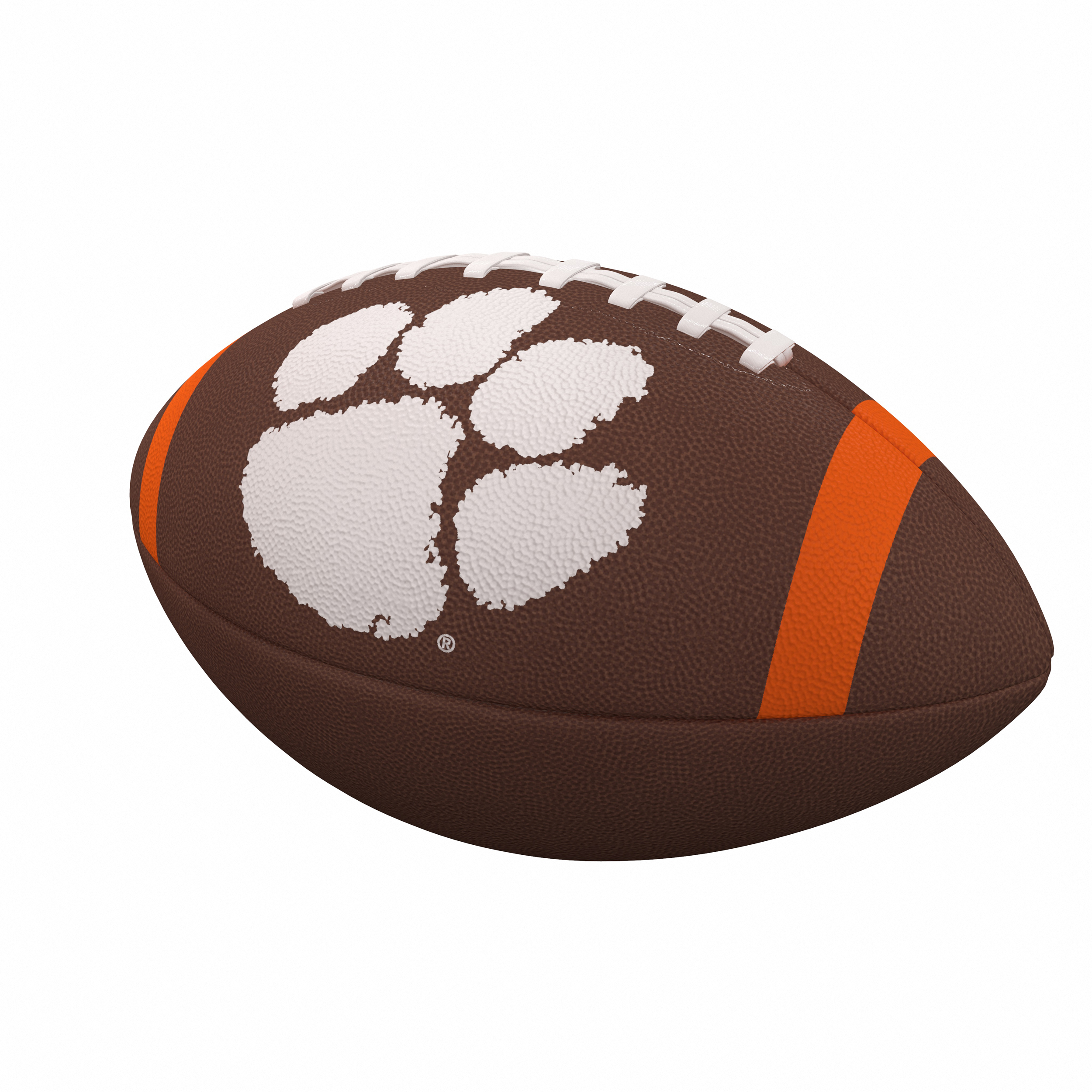 Clemson Tigers Team Stripe Official-Size Composite Football    