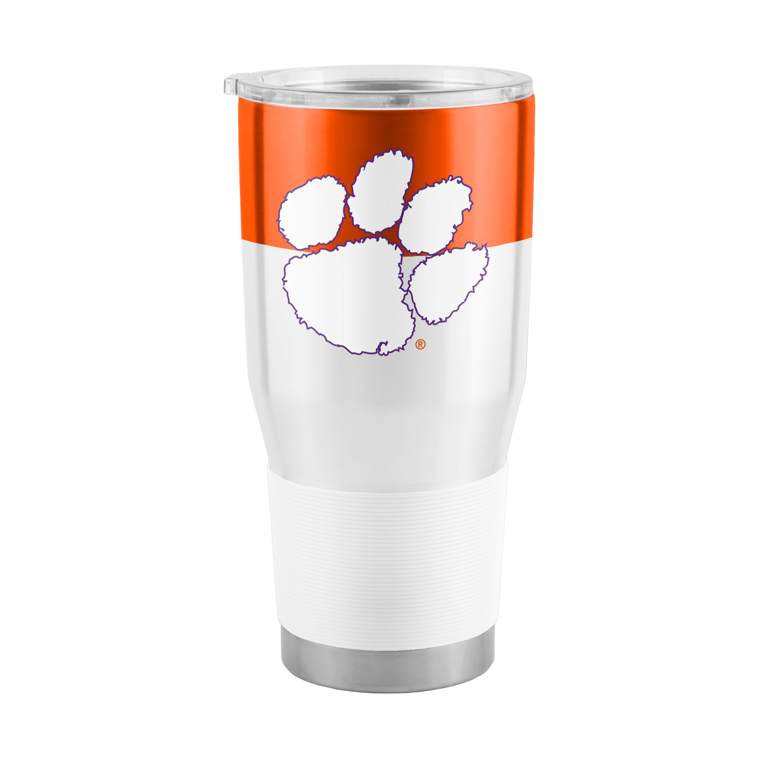 Clemson Tigers 30oz Colorblock Stainless Tumbler    