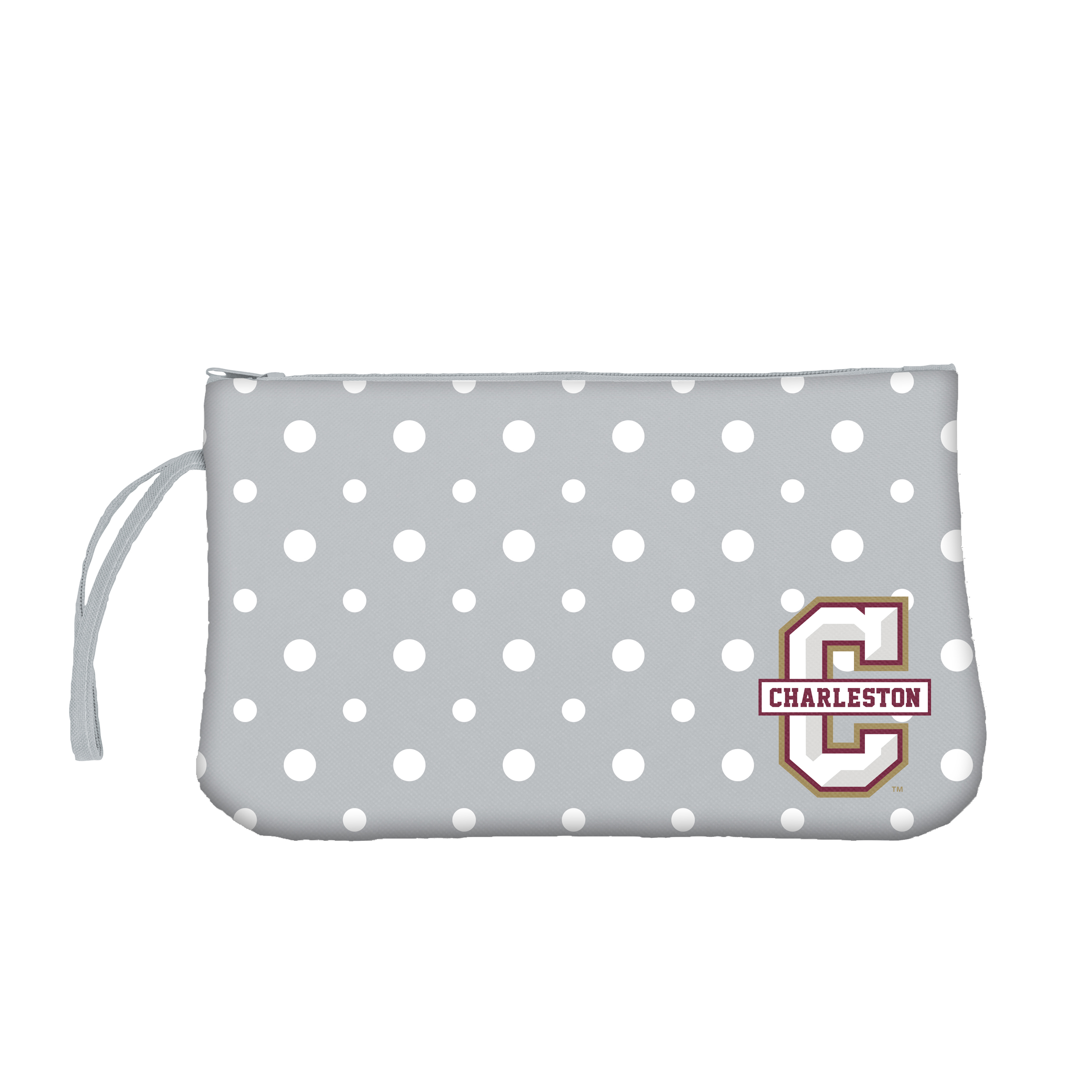 College of Charleston Dot Wristlet  