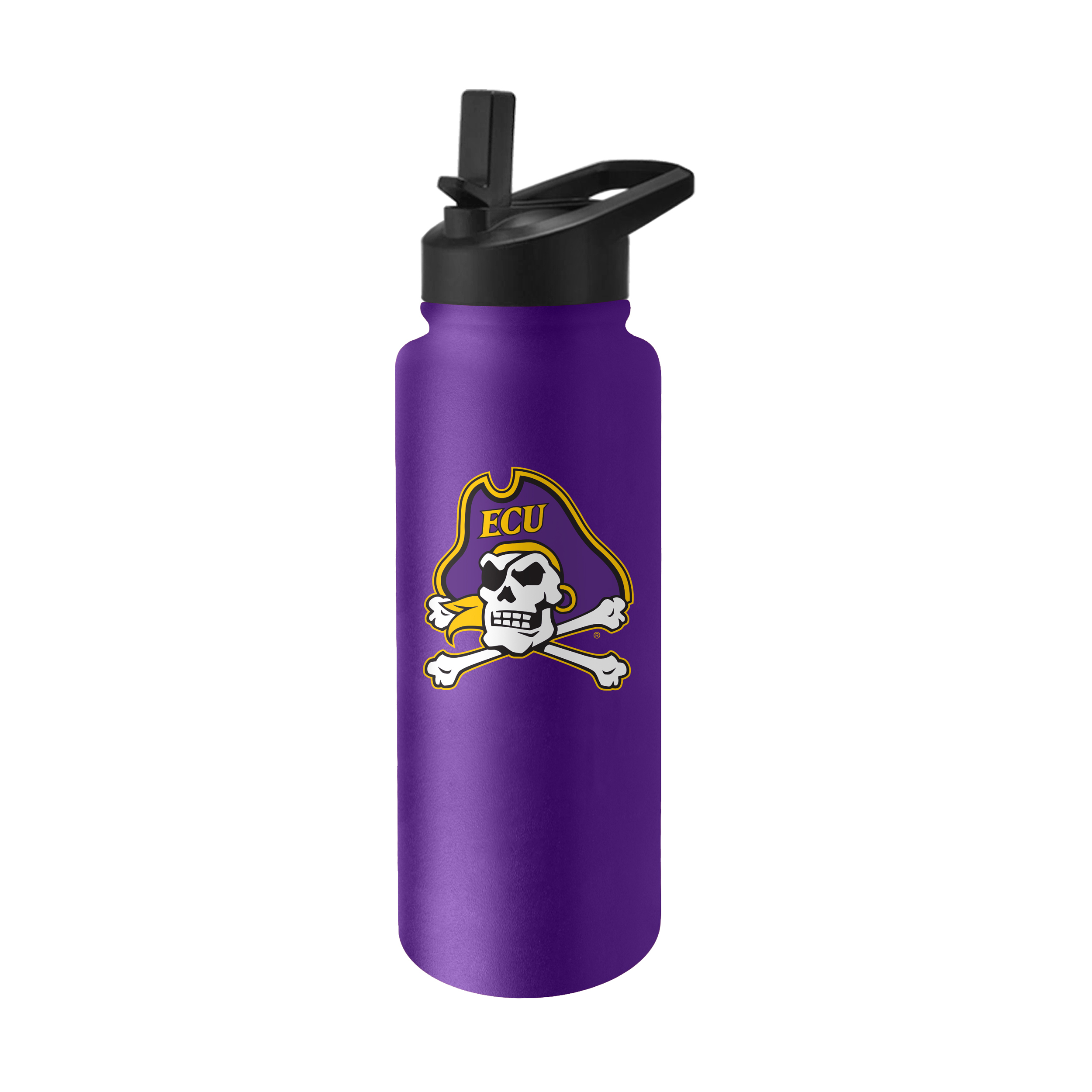 East Carolina Pirates Logo 34 oz Quencher Stainless Bottle    