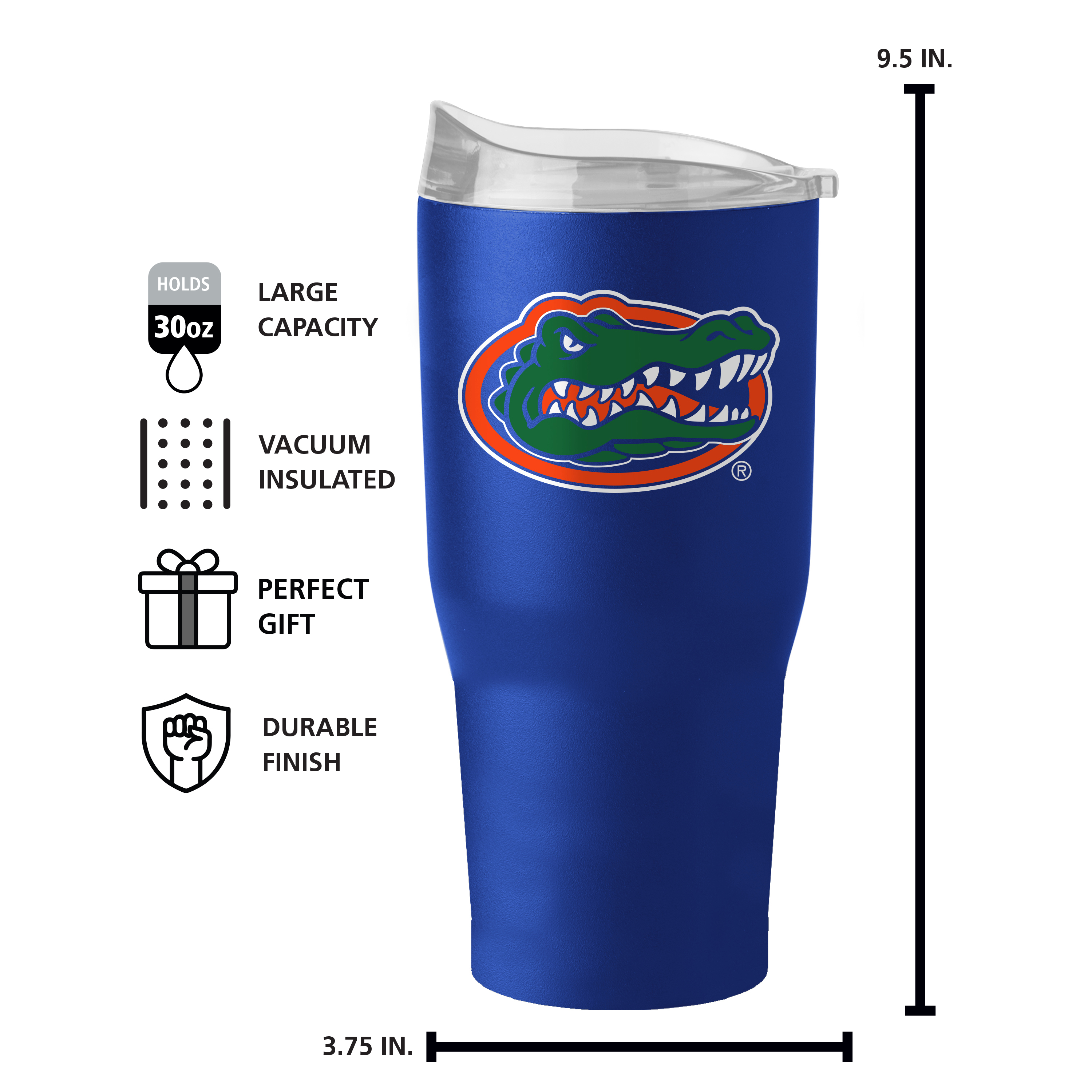 Florida Gators 30oz Flipside Powder Coat Tumbler    