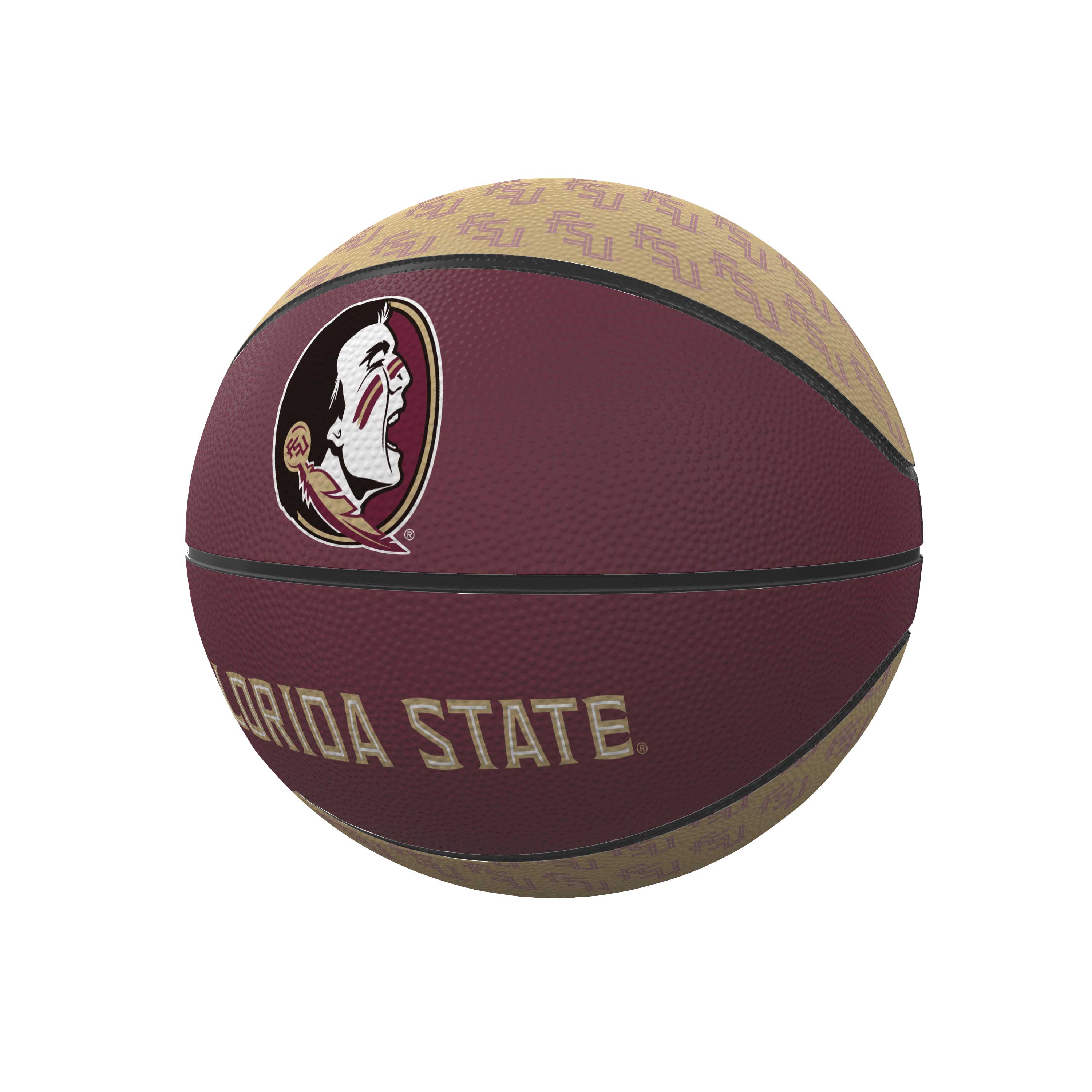 Florida State Sun Devils Repeating Logo Mini-Size Rubber Basketball    