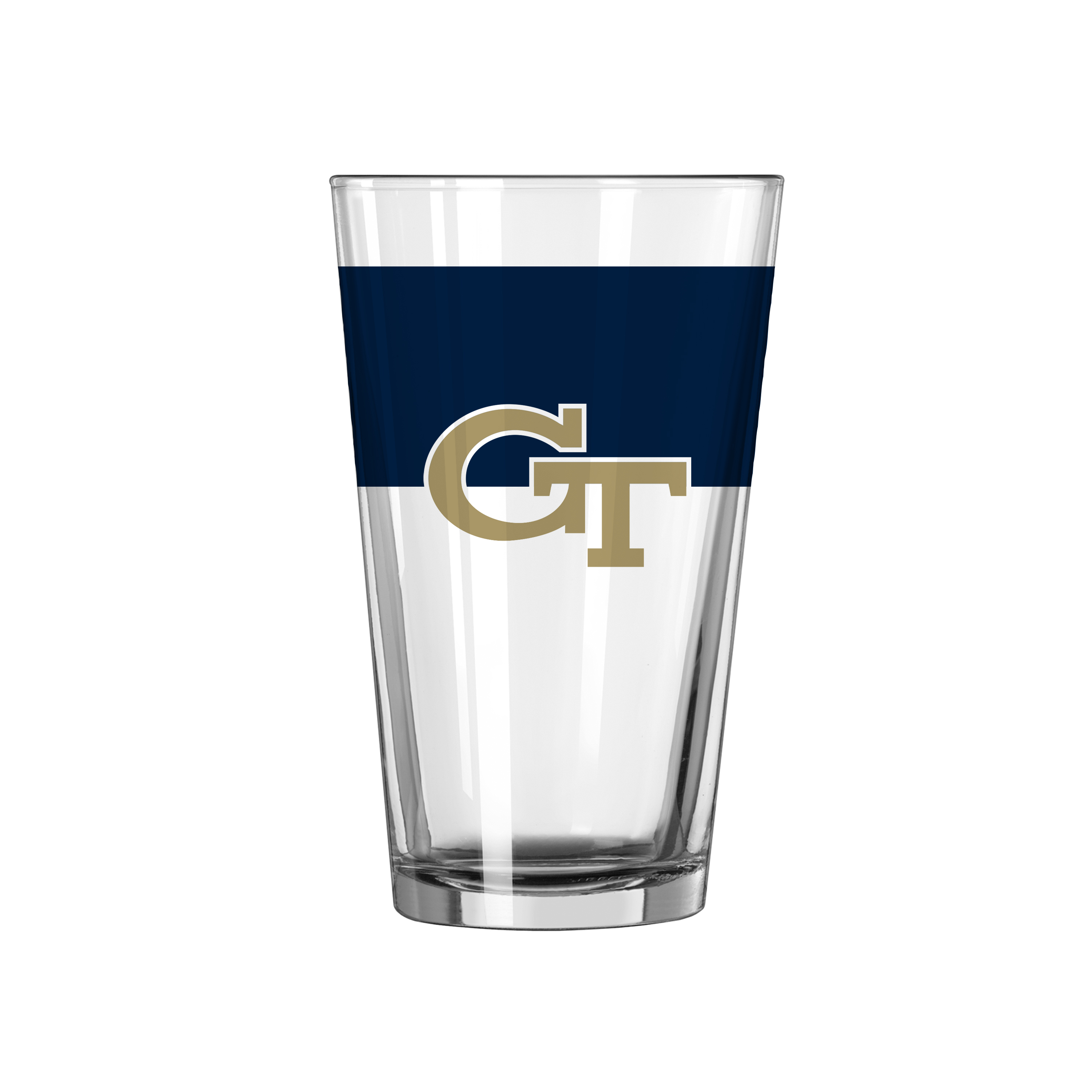 Georgia Tech YellowJackets 16oz Colorblock Pint Glass  