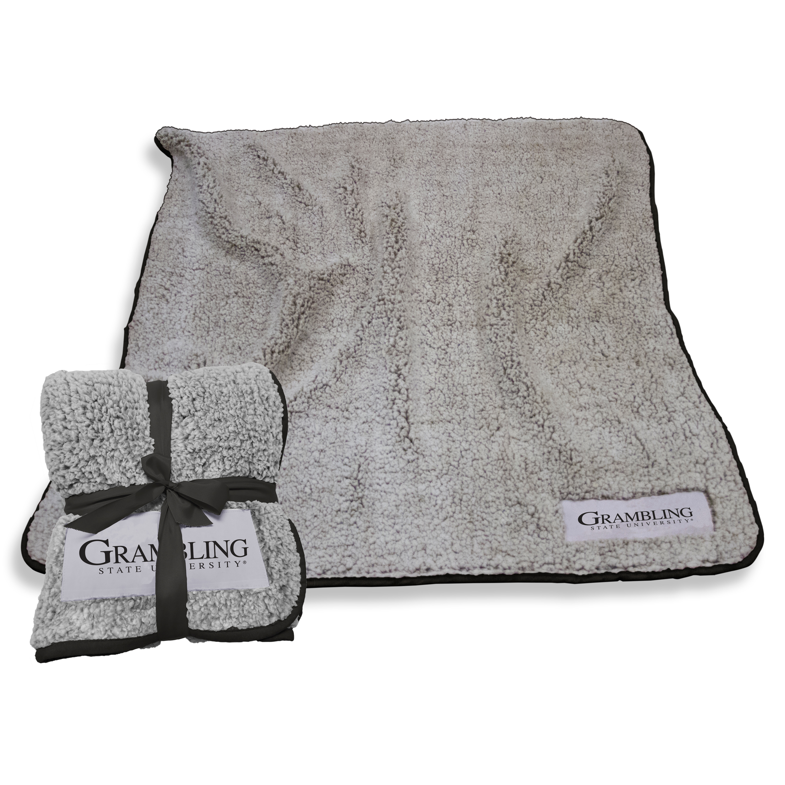 Grambling State University Black Frosty Fleece Domestic f/ Primary Wdmk  