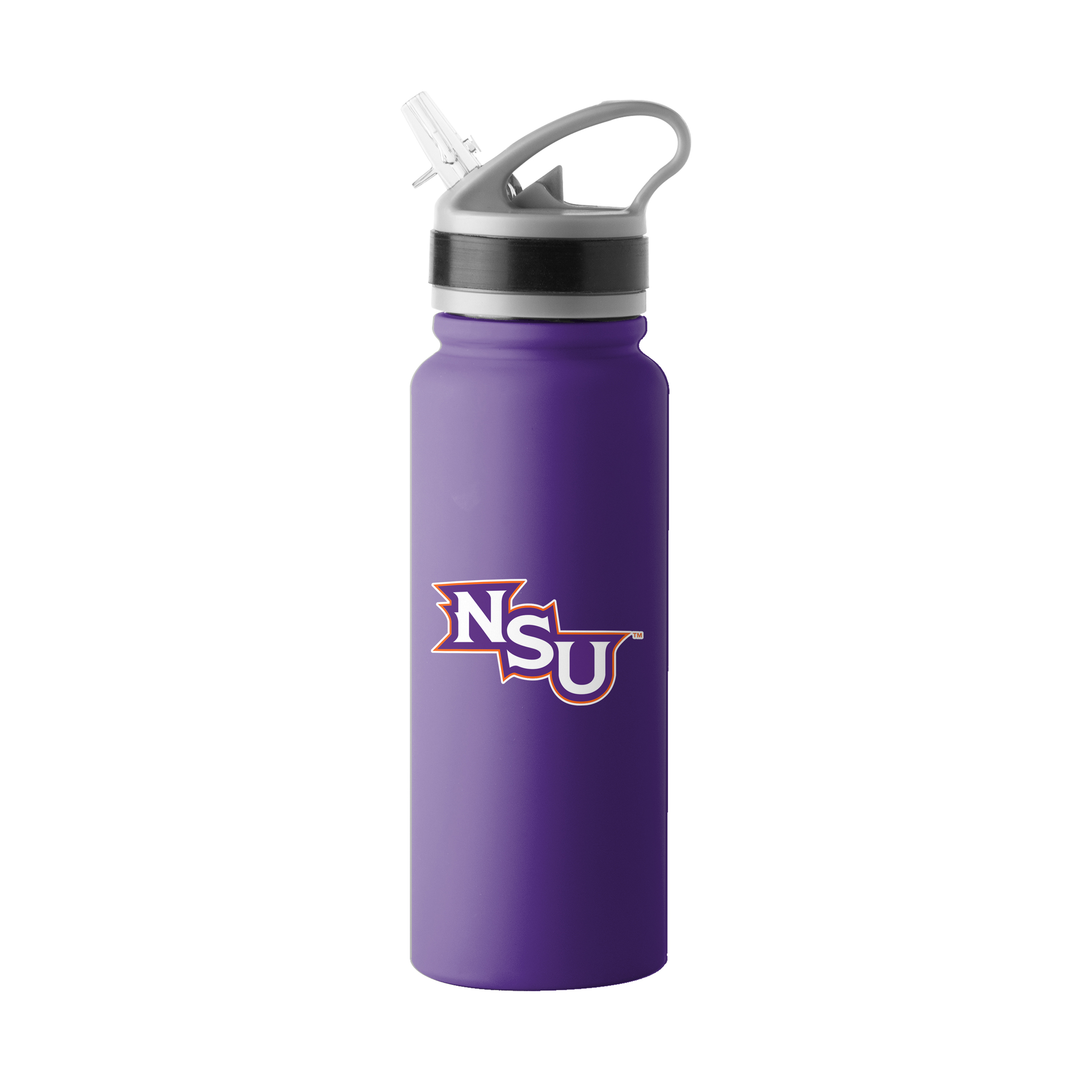 Northwestern State 25oz Logo Stainless Single Wall Flip Top Bottle  