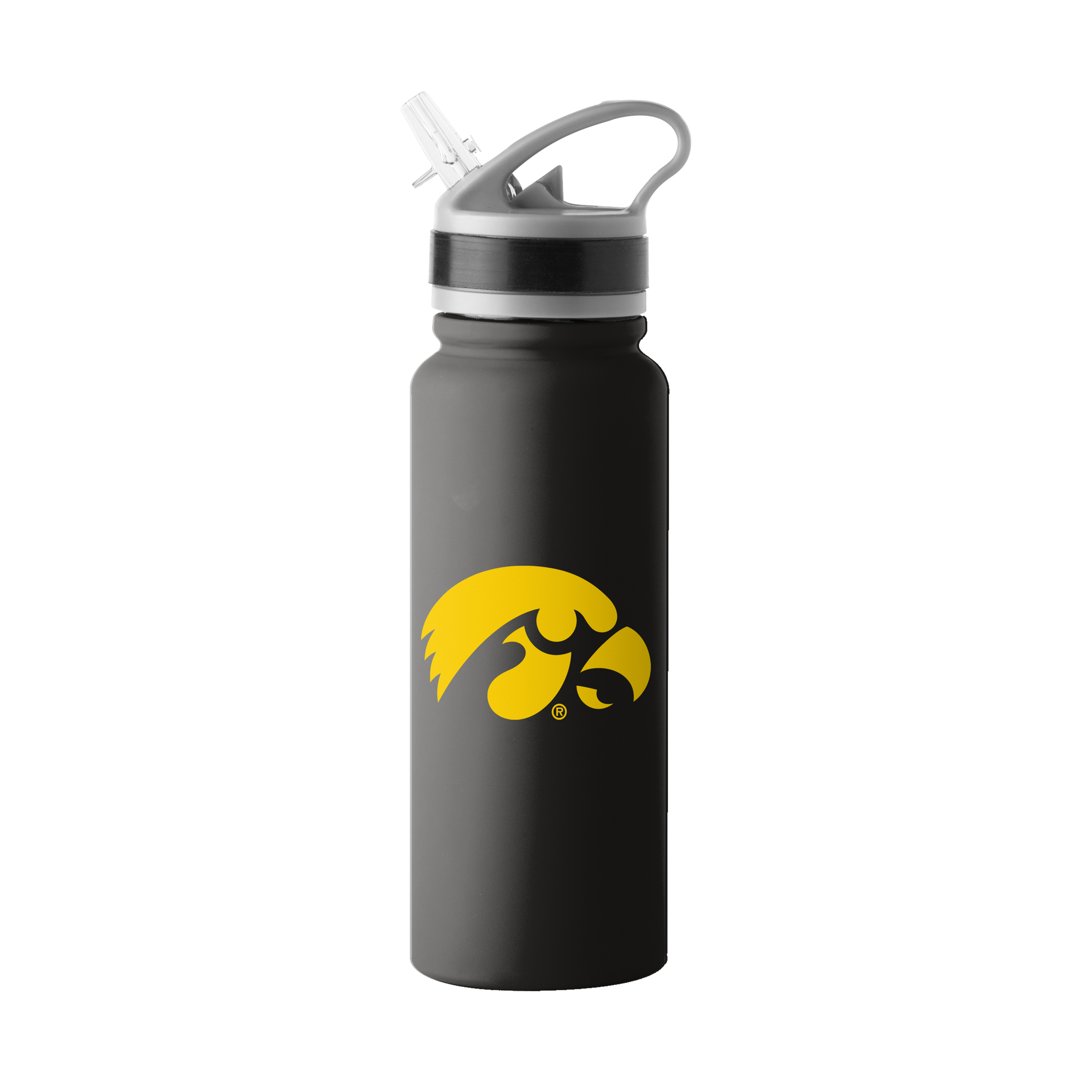 Iowa Hawkeyes Logo 25oz Flip Top Bottle  