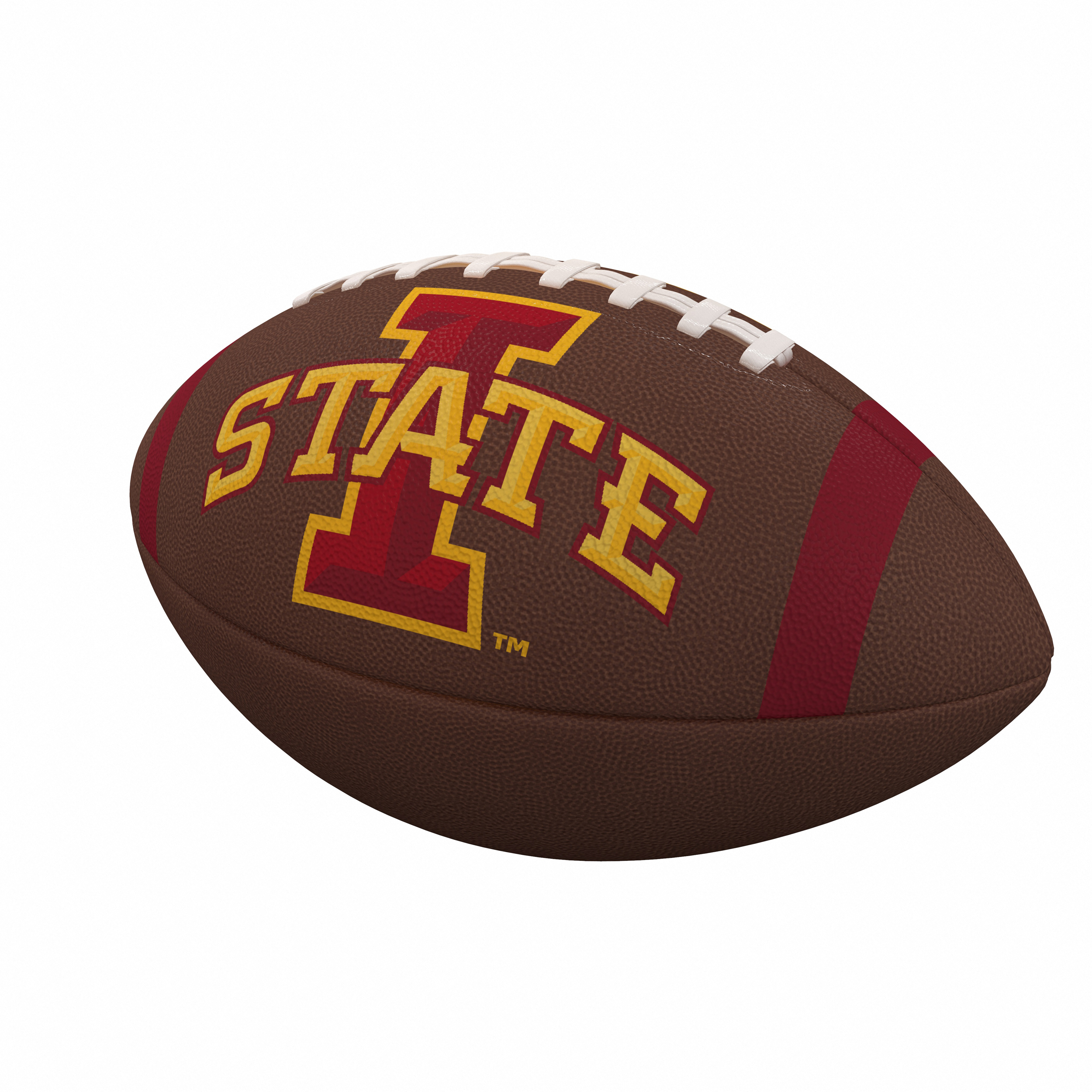 Iowa State Cyclones Team Stripe Official-Size Composite Football  