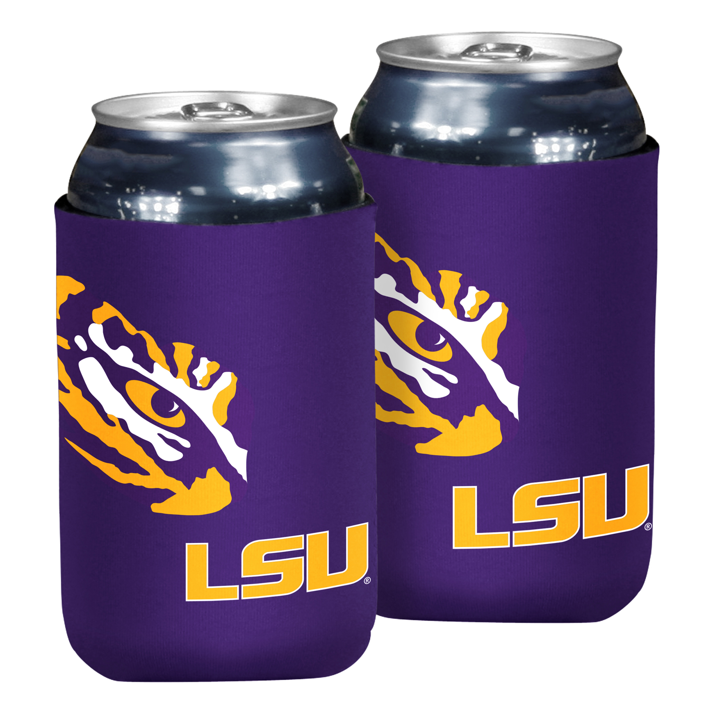 LSU Tigers Oversized Logo Insulated Can Sleeve  