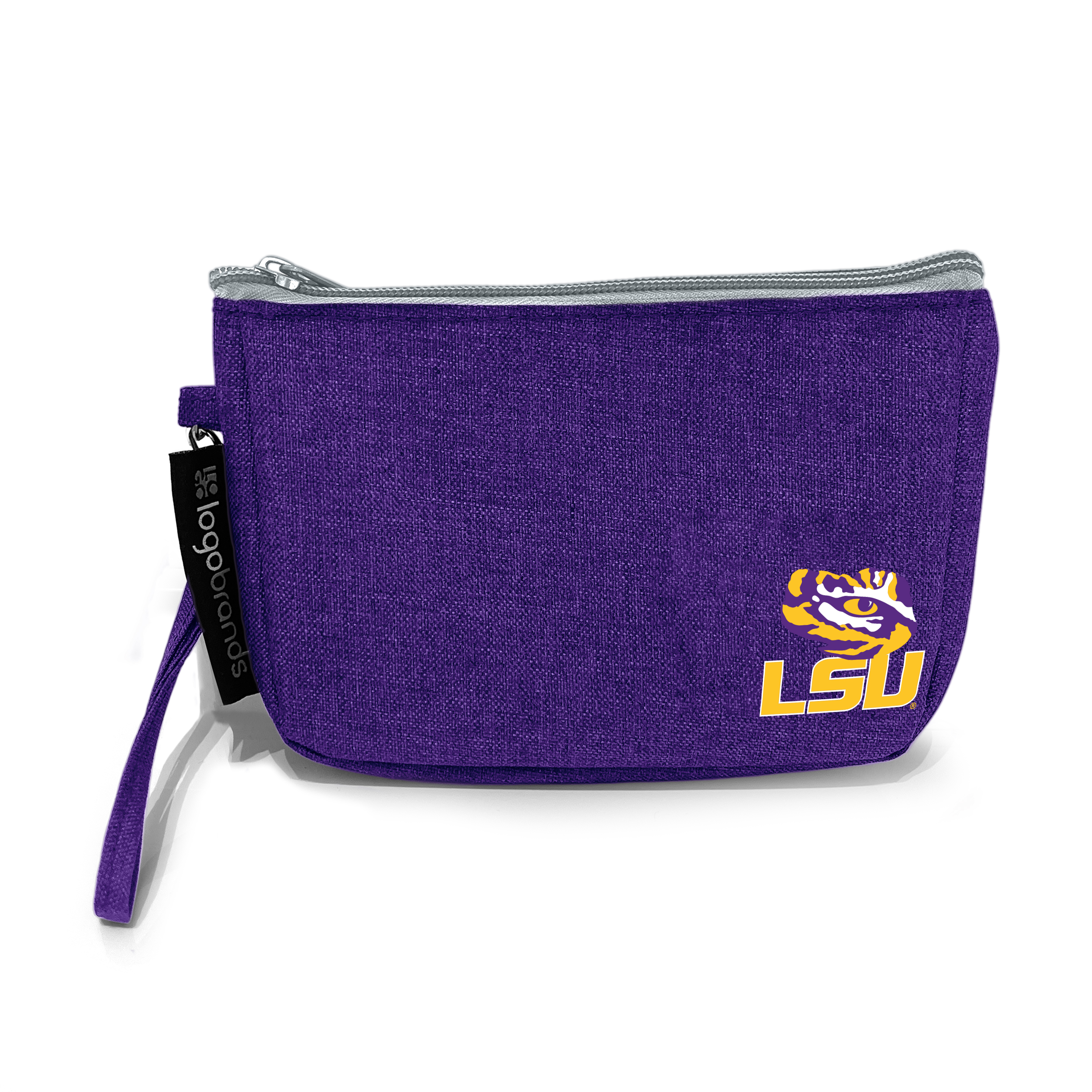 LSU Tigers Crosshatch Wristlet