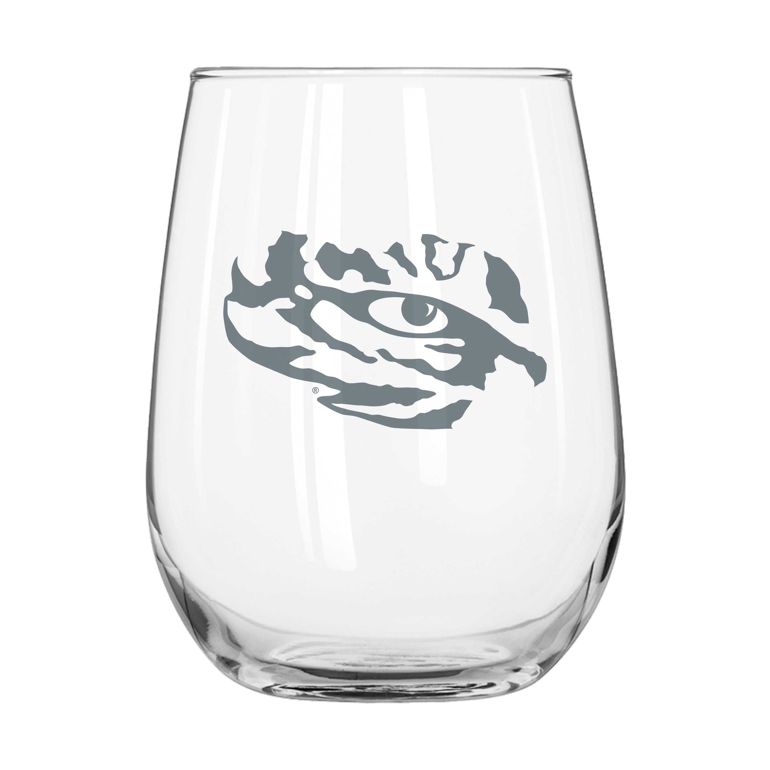 LSU Tigers 16oz Frost Curved Beverage Glass  
