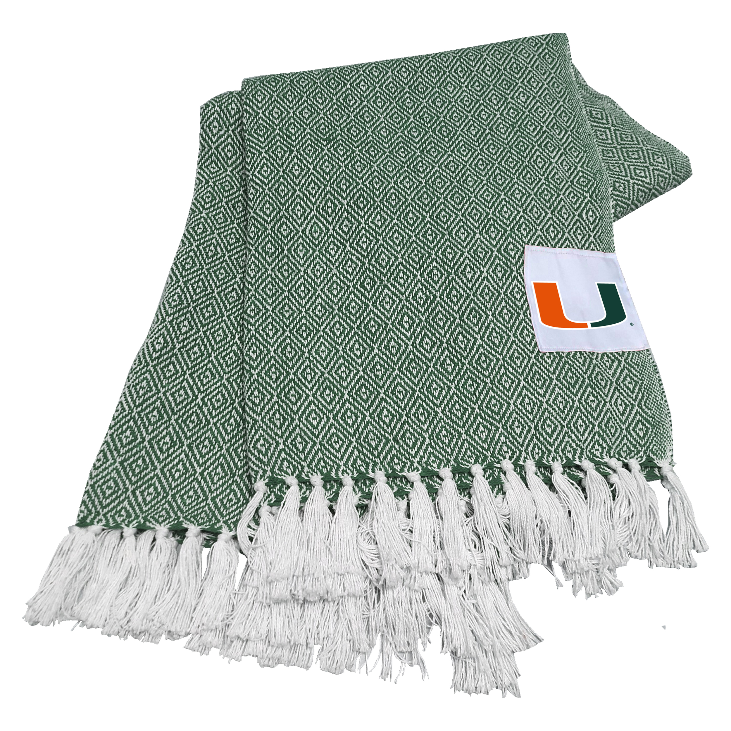 Miami Hurricanes Farmhouse Throw