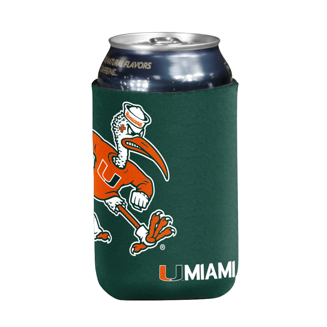 Miami Hurricanes Oversized Logo Insulated Can Sleeve  