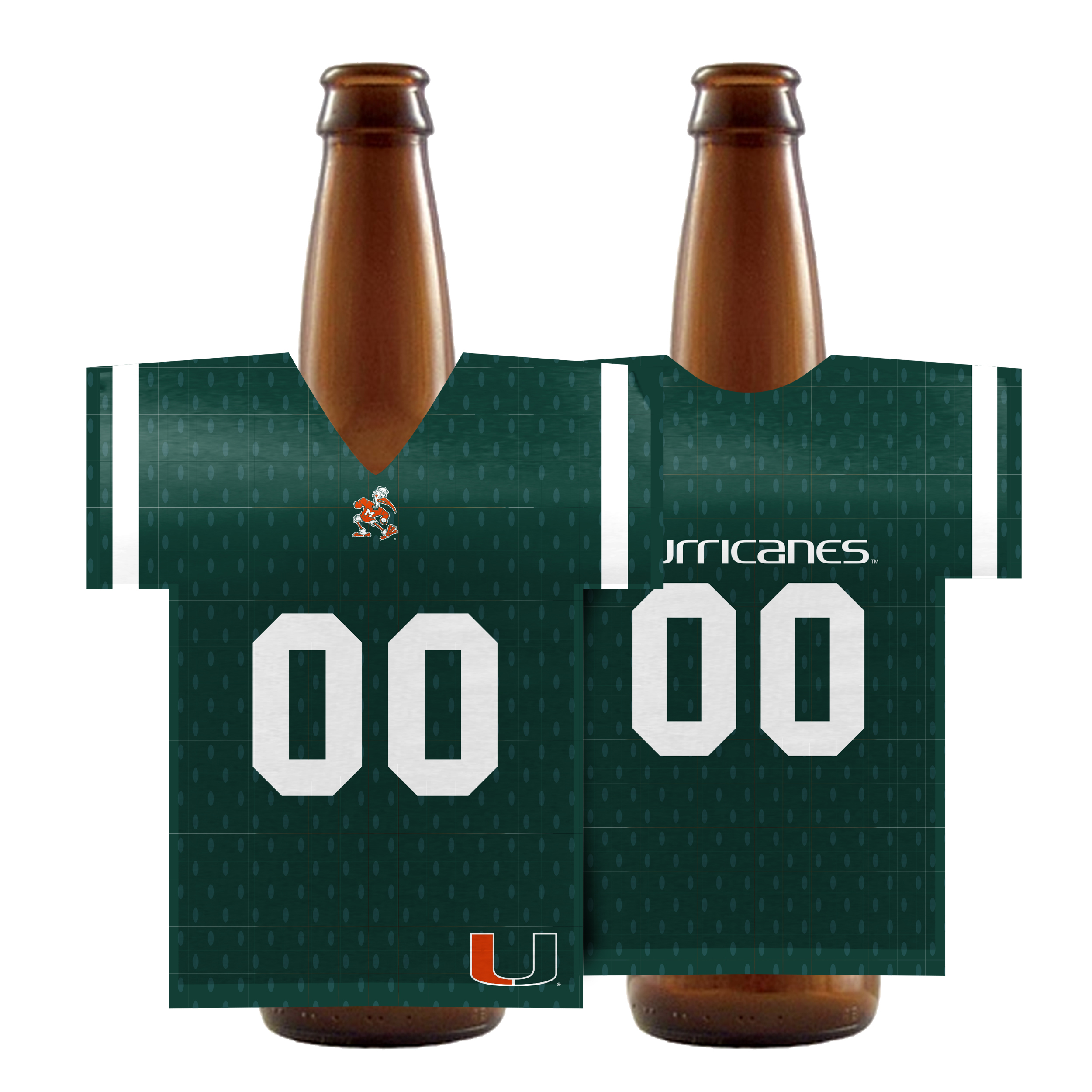 Miami Hurricanes Insulated Jersey Bottle Sleeve  