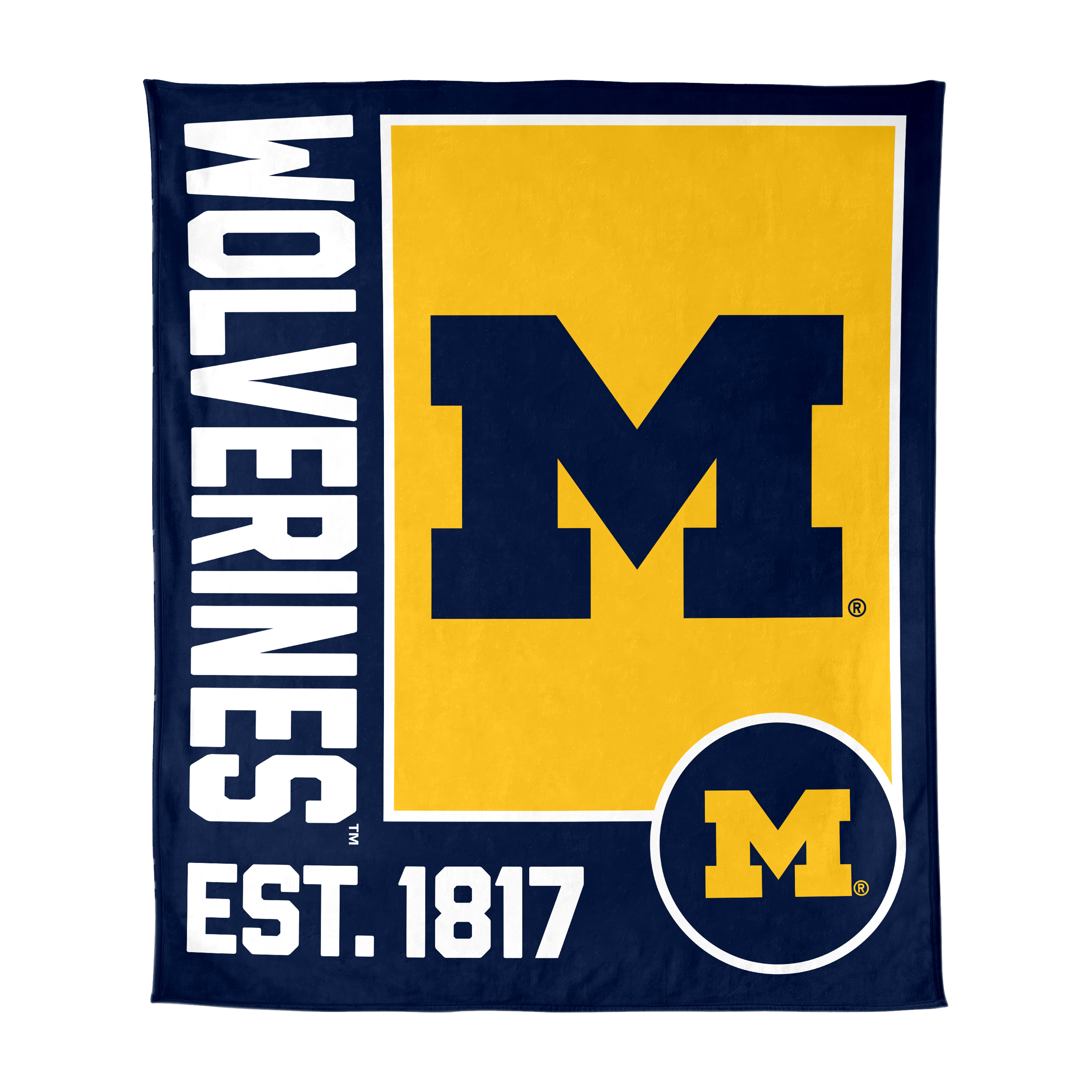 Michigan Wolverines 60x70 Super Plush Blanket  