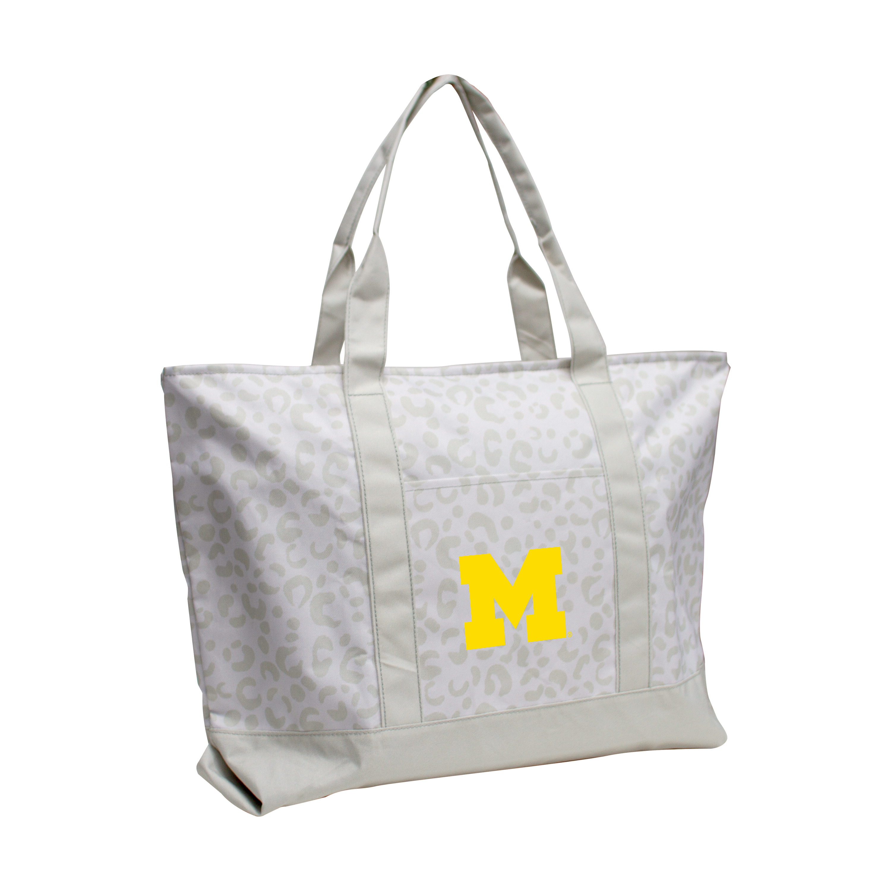 Michigan Wolverines Leopard Pattern Tote  
