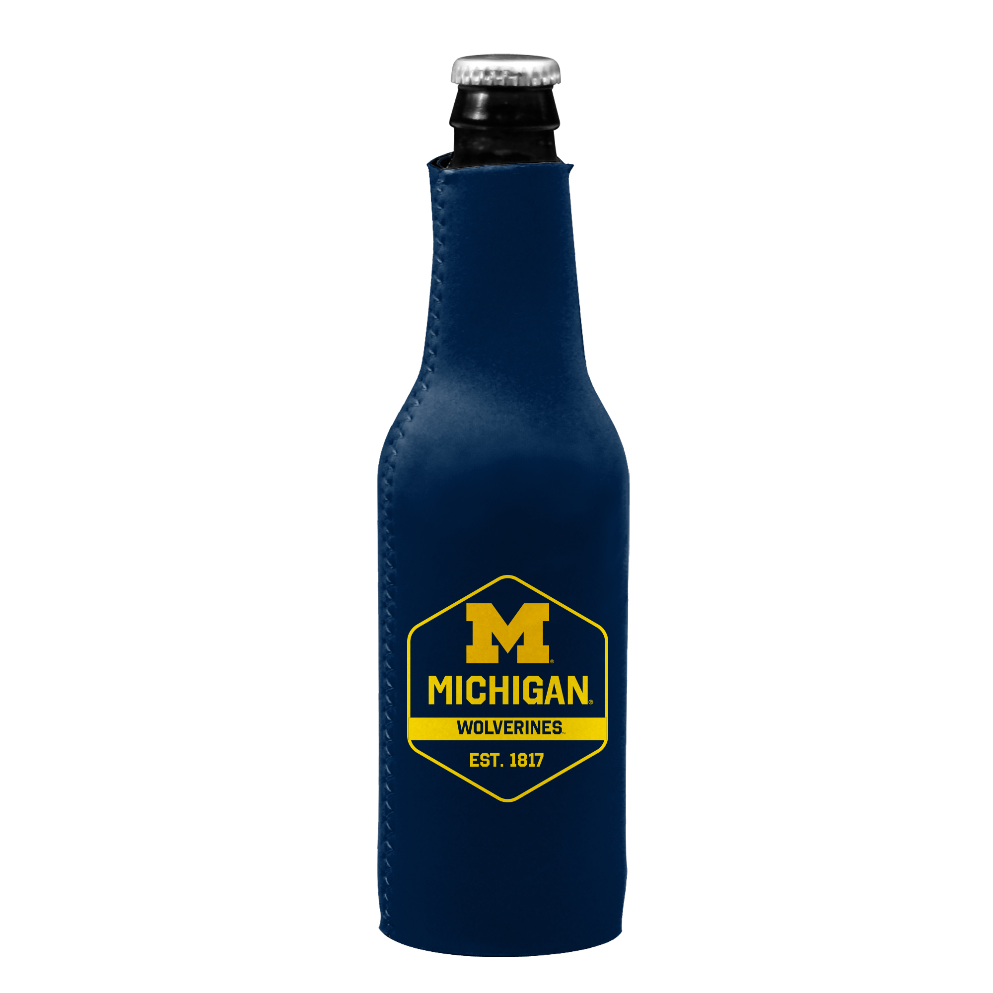 Michigan Wolverines Road Sign Insulated Bottle Sleeve  