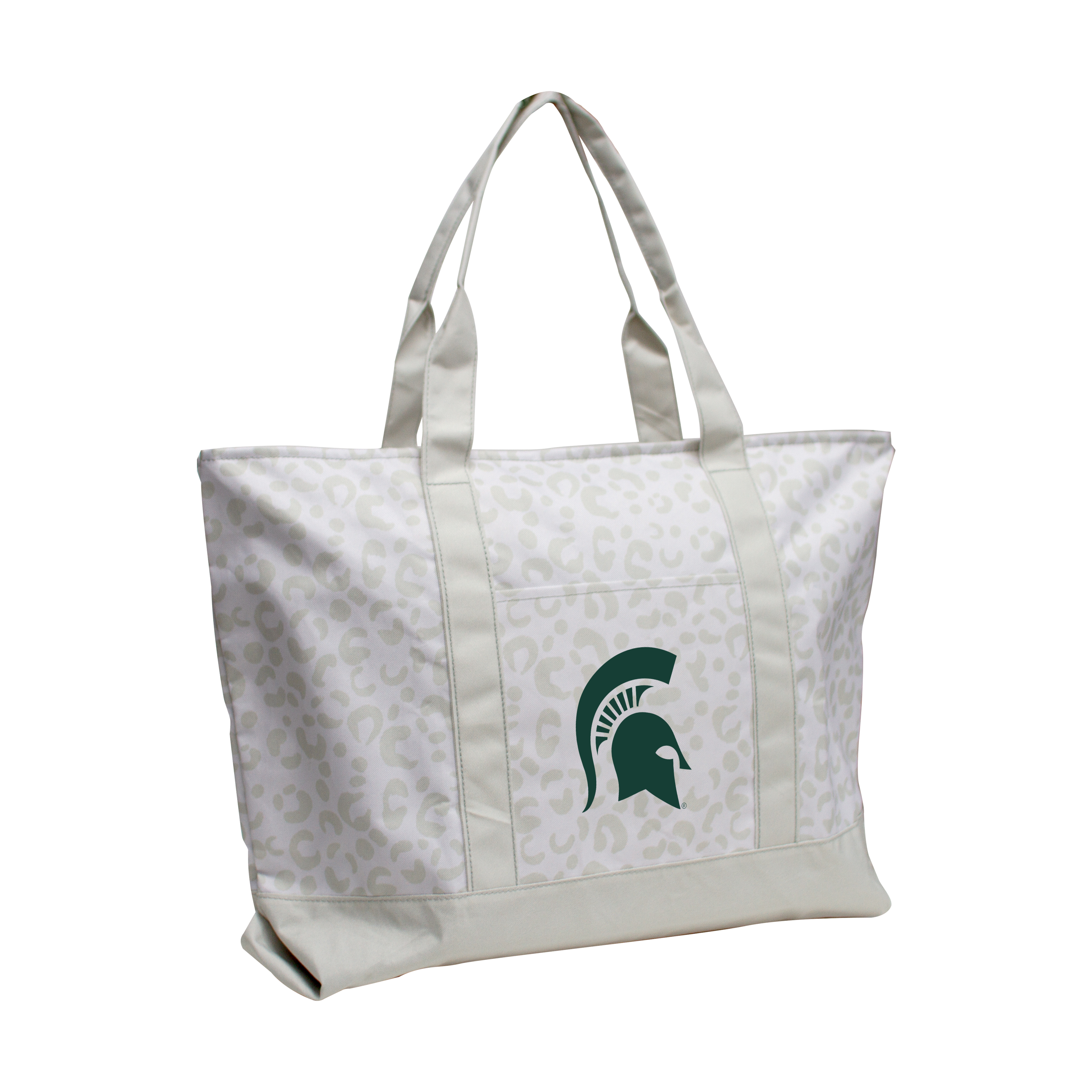 Michigan State Spartans Leopard Pattern Tote  