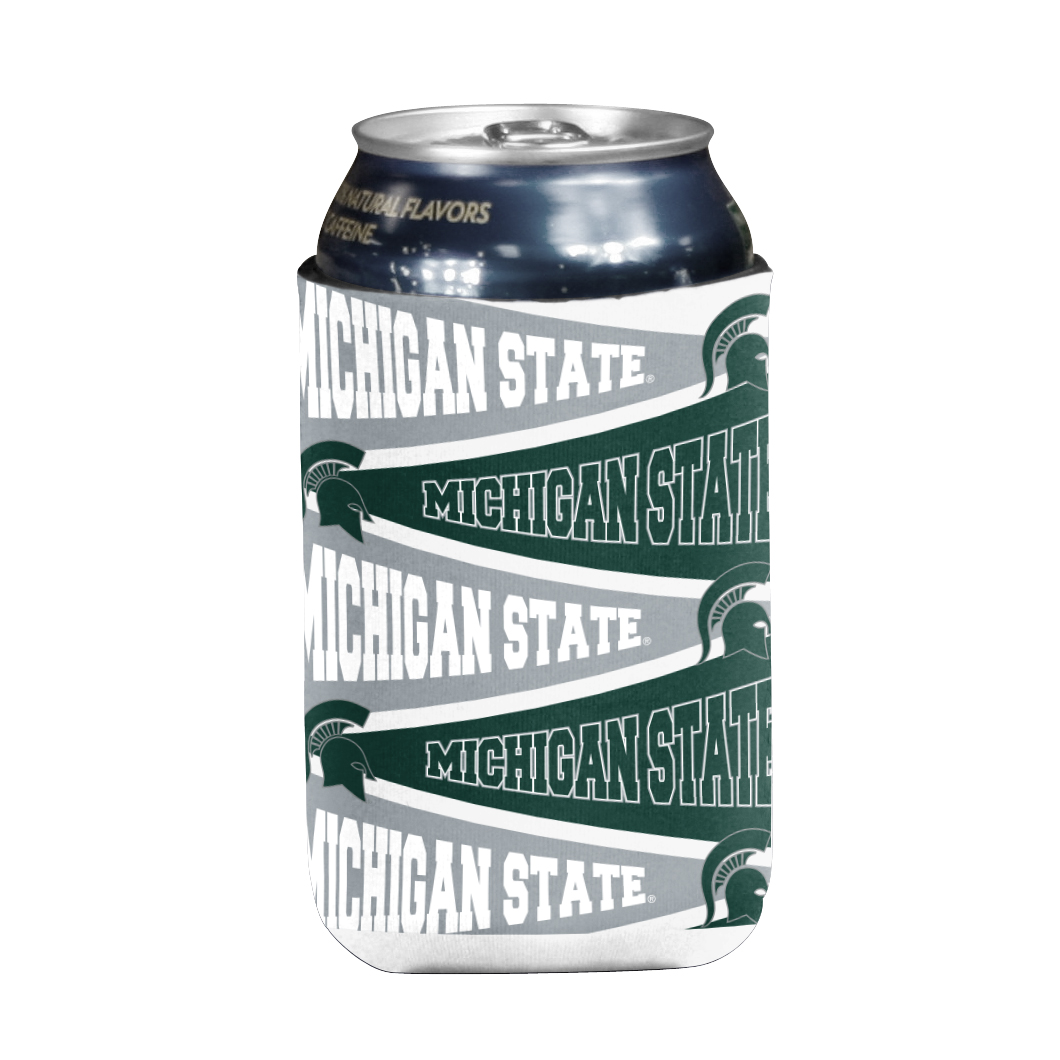 Michigan State Spartans Insulated Pennant Can Sleeve  