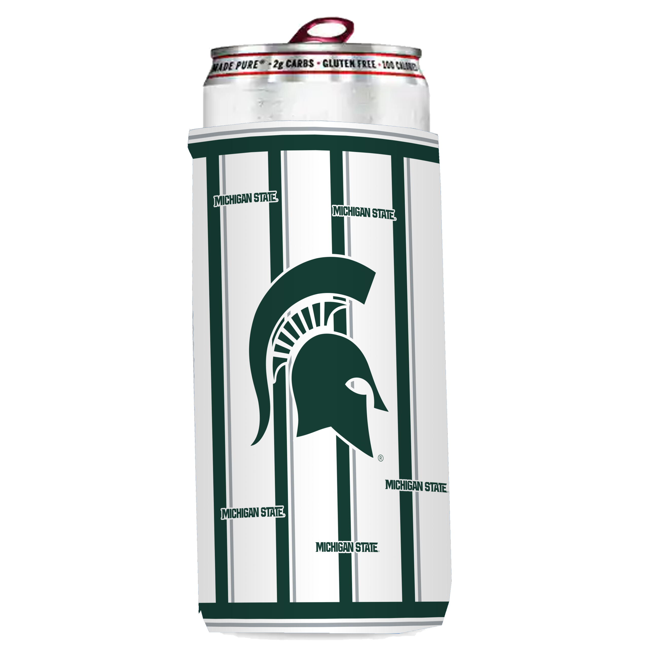 Michigan State Spartans Insulated Defense Slim Can Sleeve  