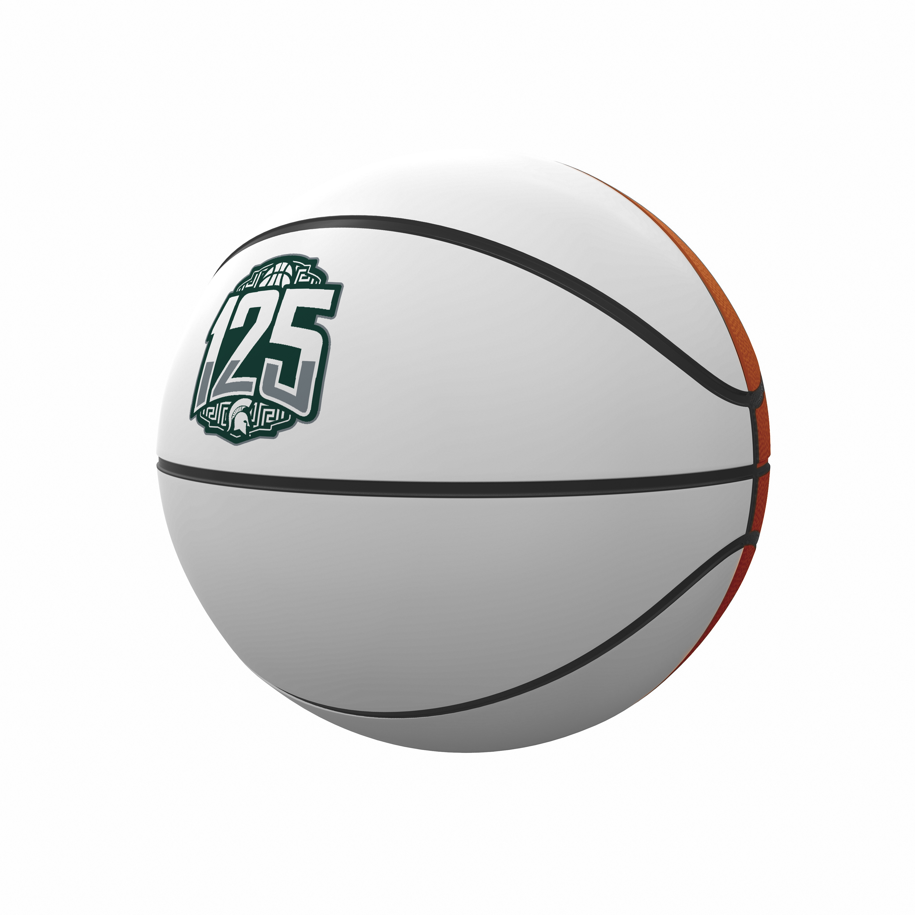 Michigan State Spartans Basketball 125th Anniversary Mini Autograph Basketball  