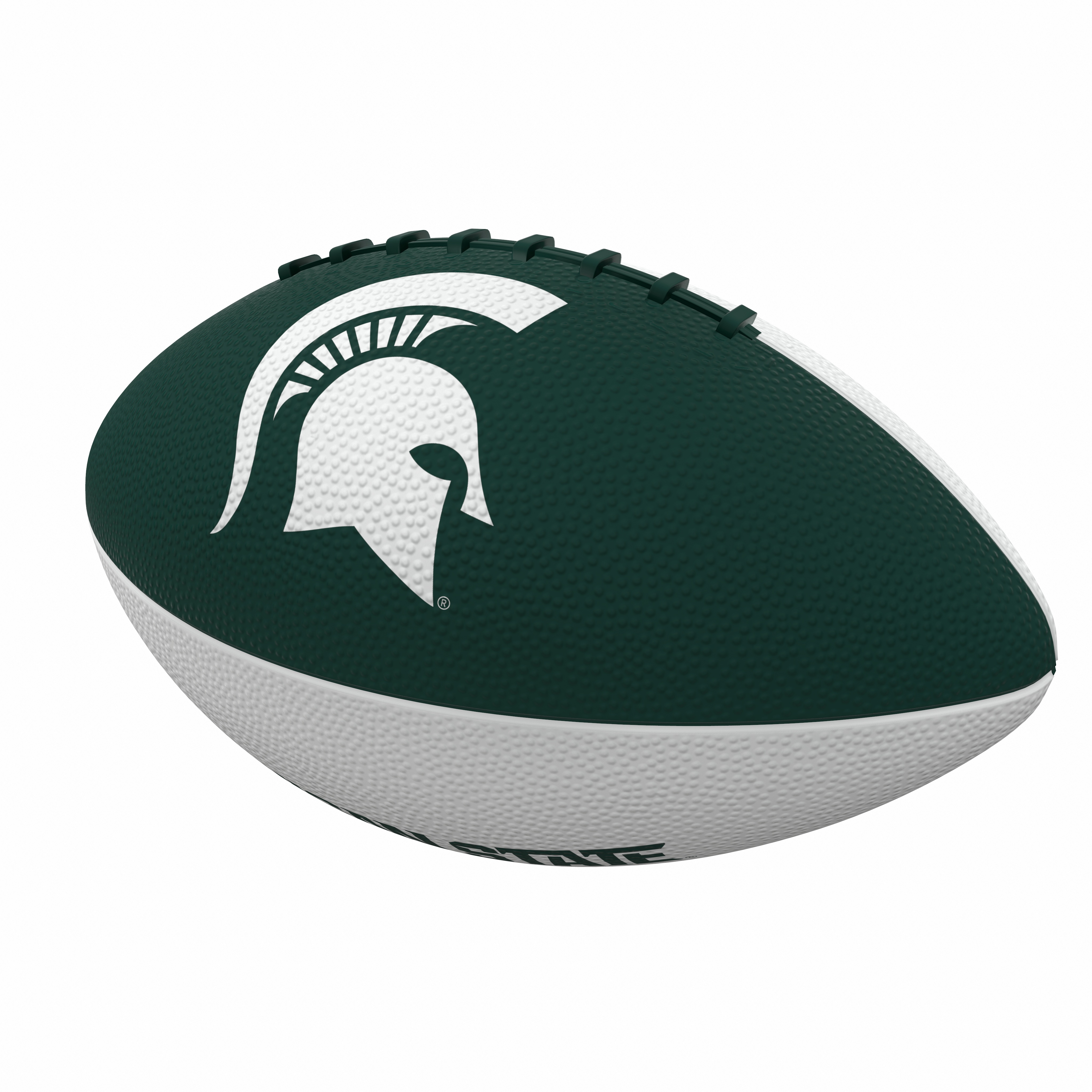 Michigan State Spartans Pinwheel Logo Junior Size Rubber Football  