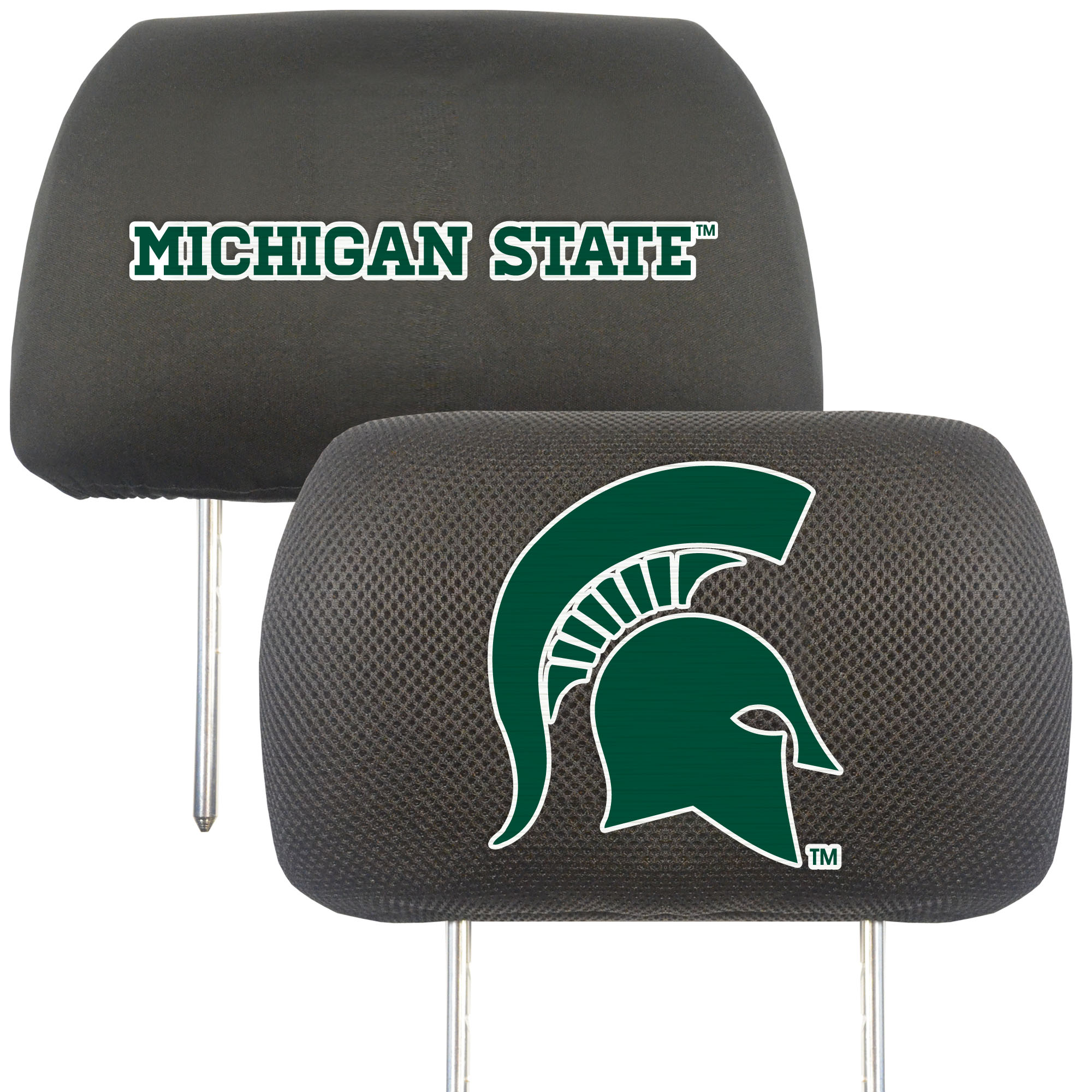 Michigan State Spartans Head Rest Cover  