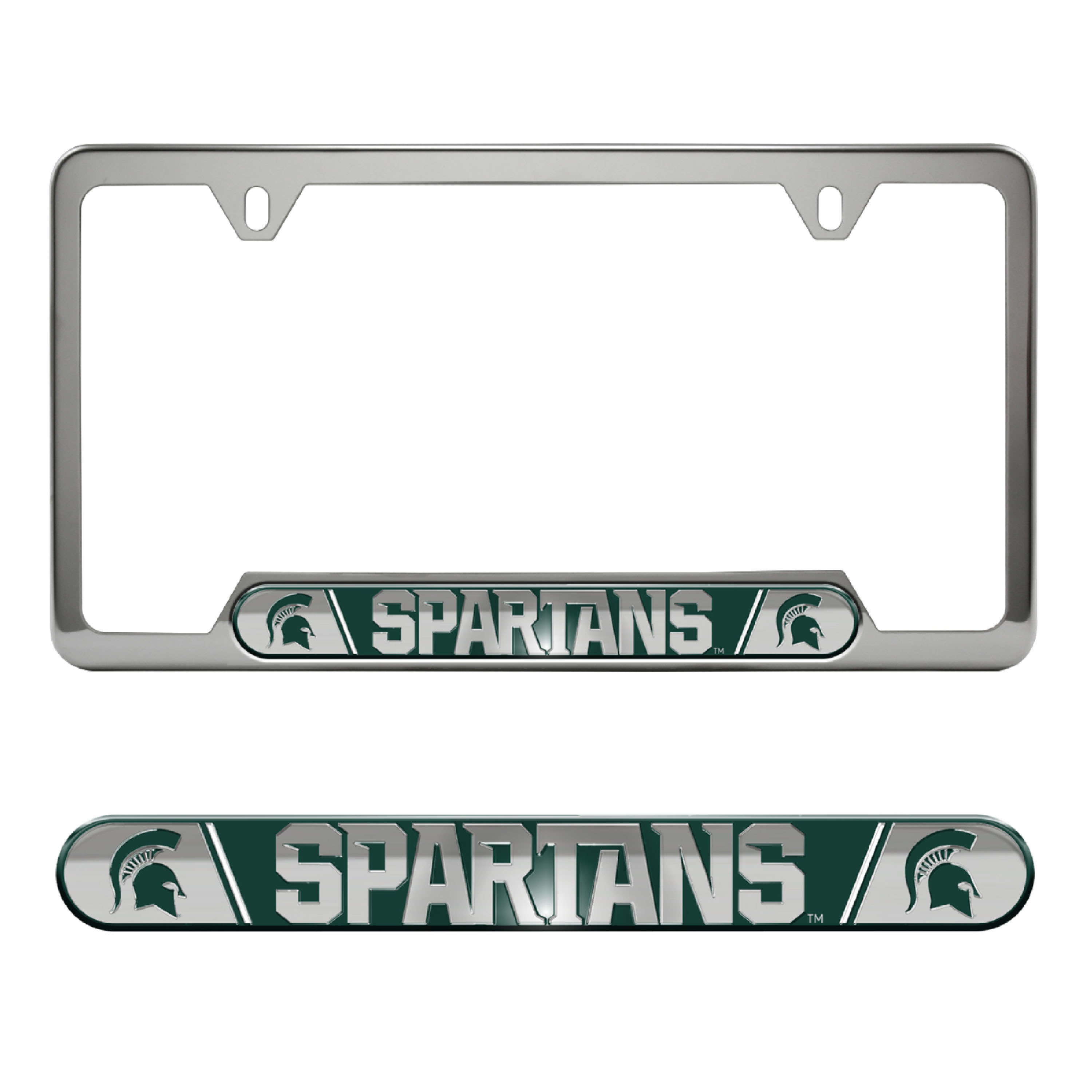 Michigan State Spartans Embossed License Plate Frame  