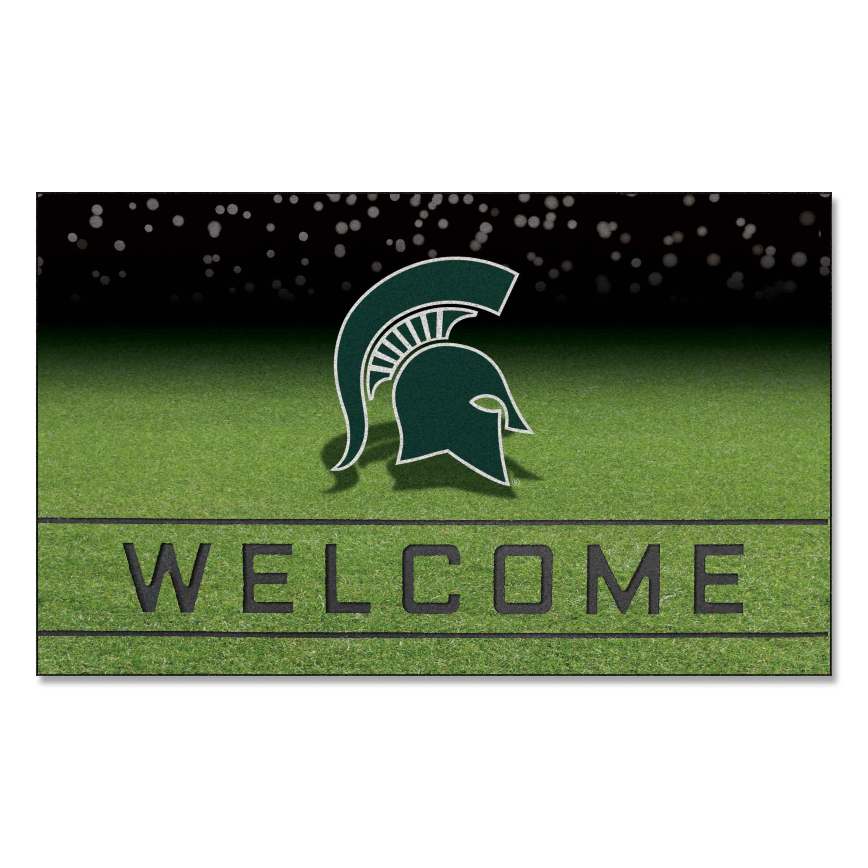 Michigan State Spartans Crumb Rubber Door Mat