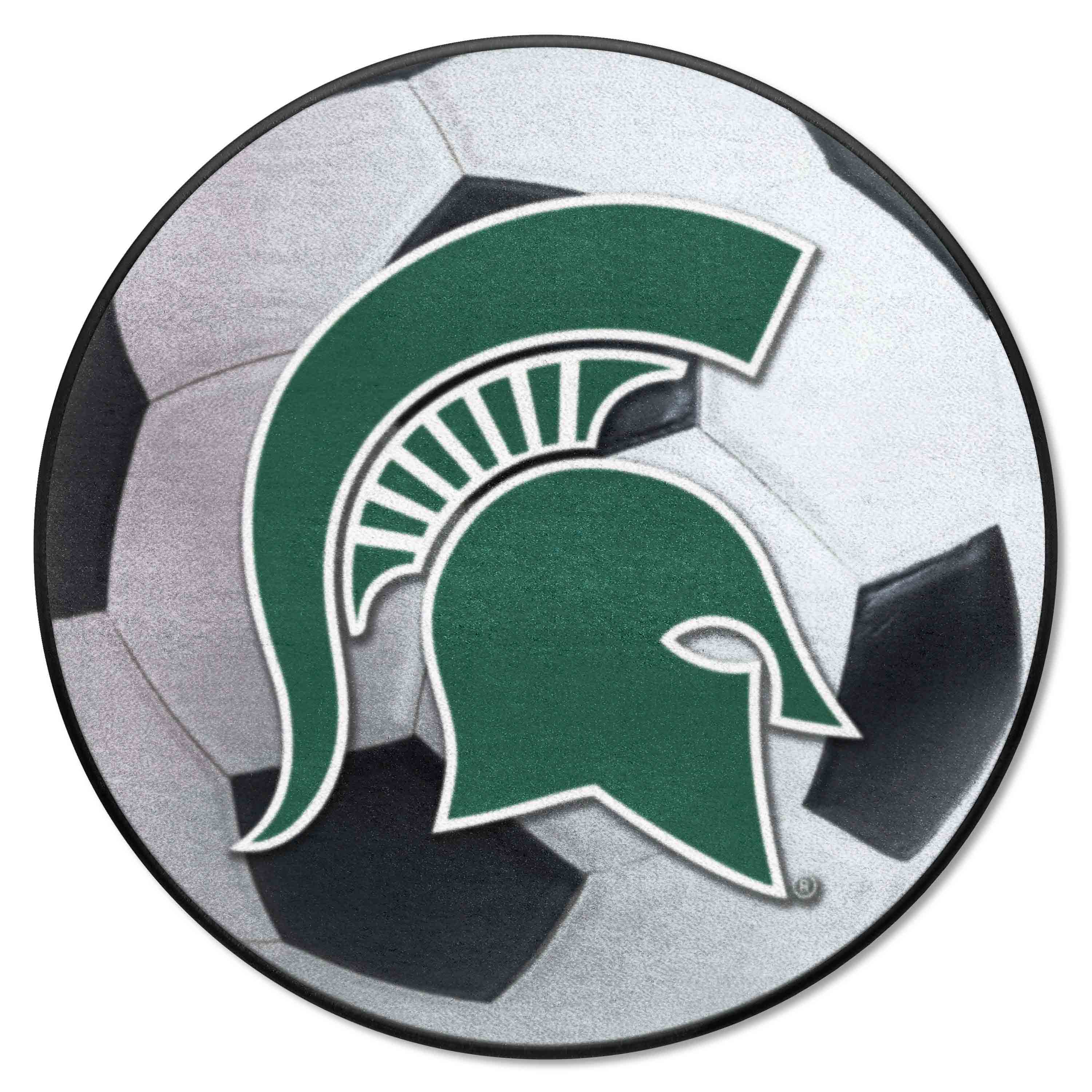 Michigan State Spartans Soccer Ball Mat  