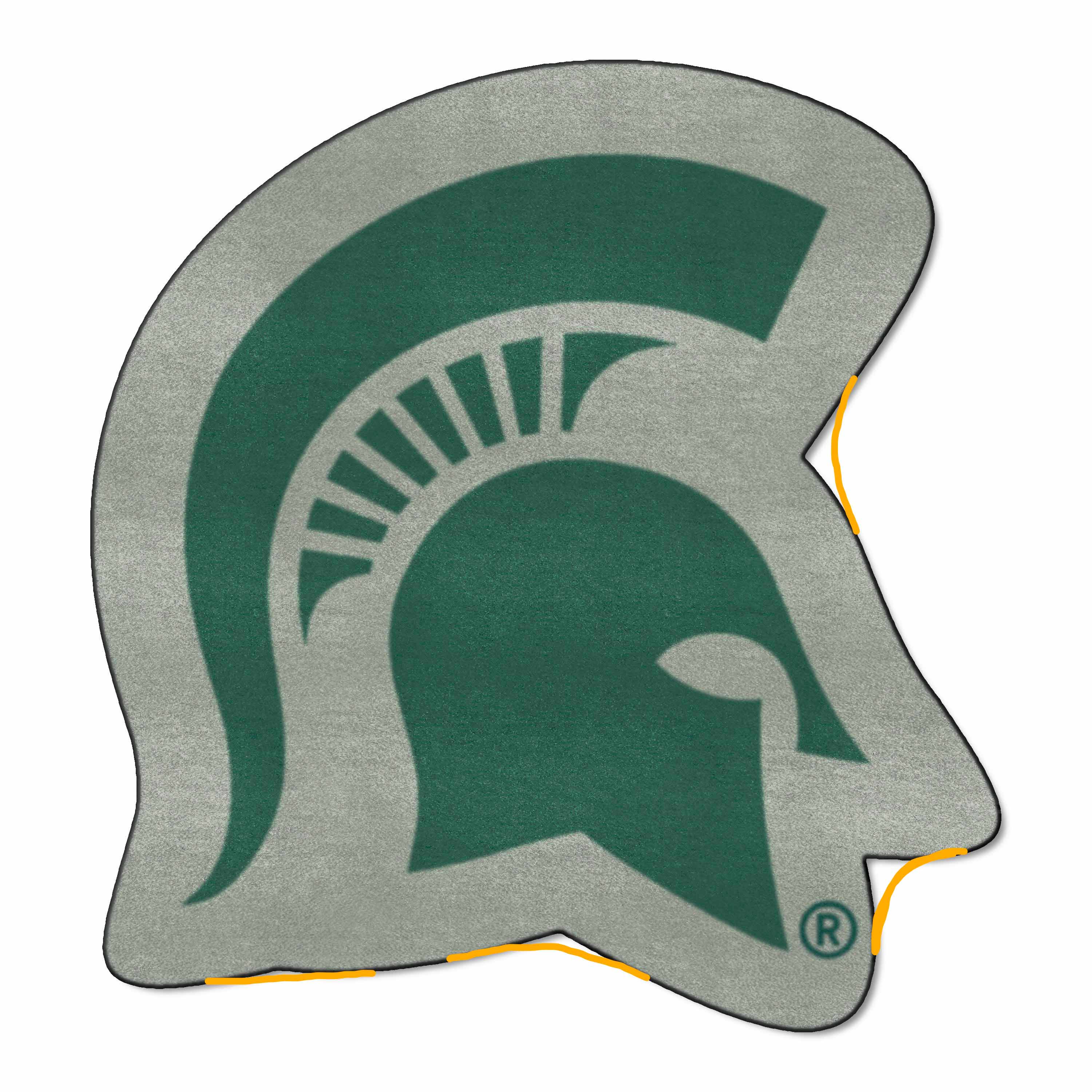 Michigan State University Mascot Mat  