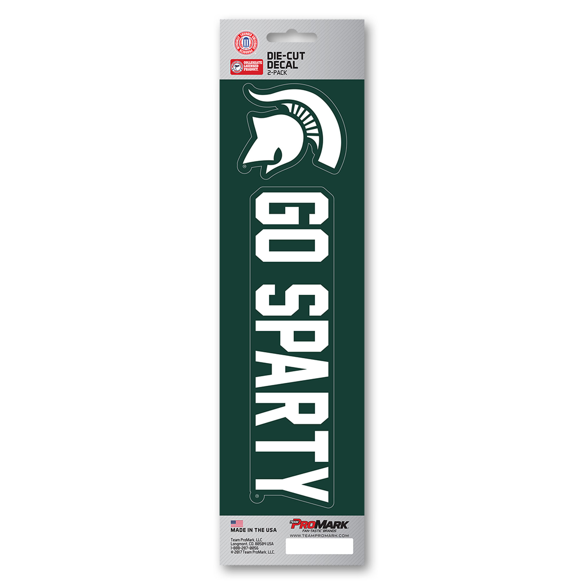 Michigan State Spartans Team Slogan Decal  