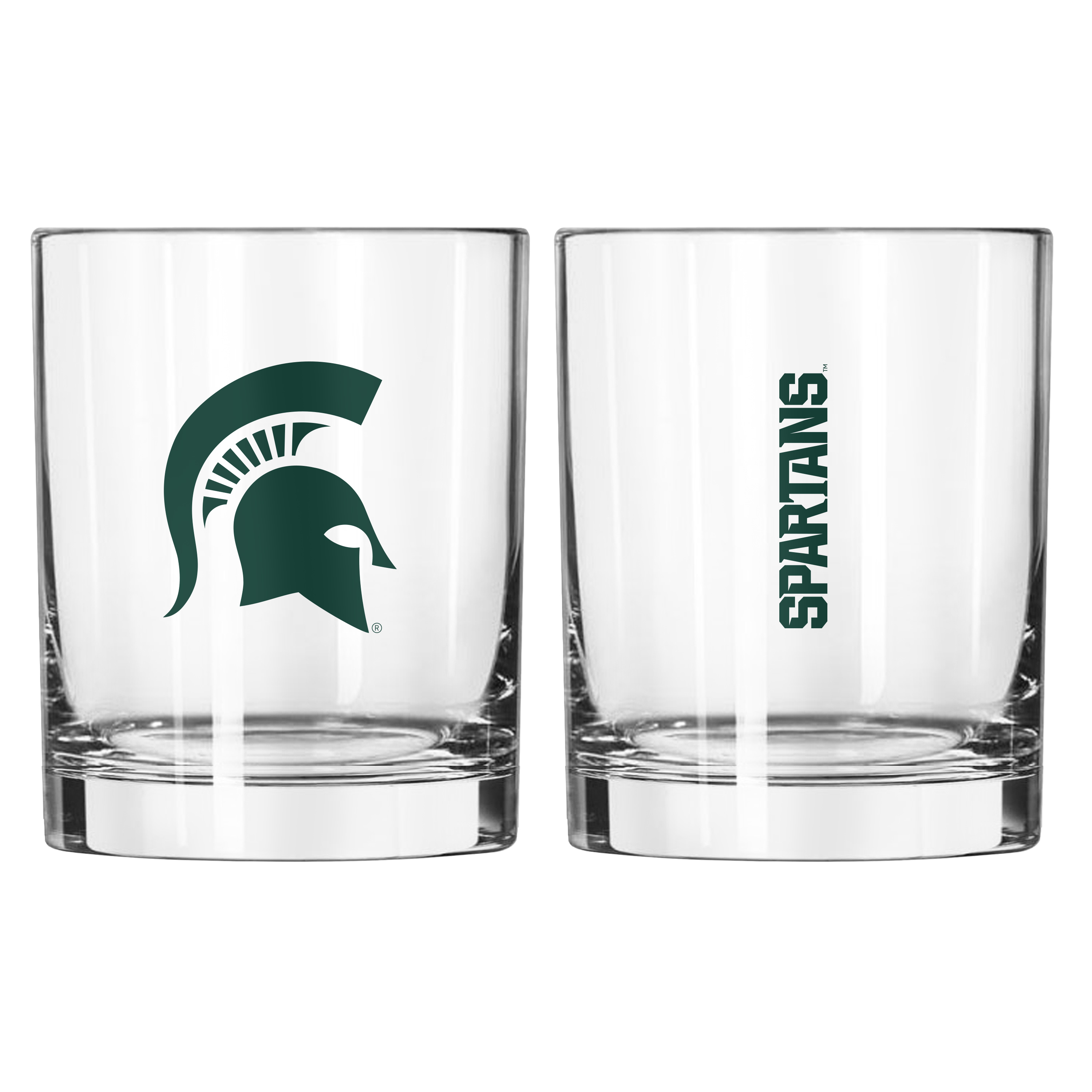 Michigan State Spartans 14oz Gameday Rocks Glass  