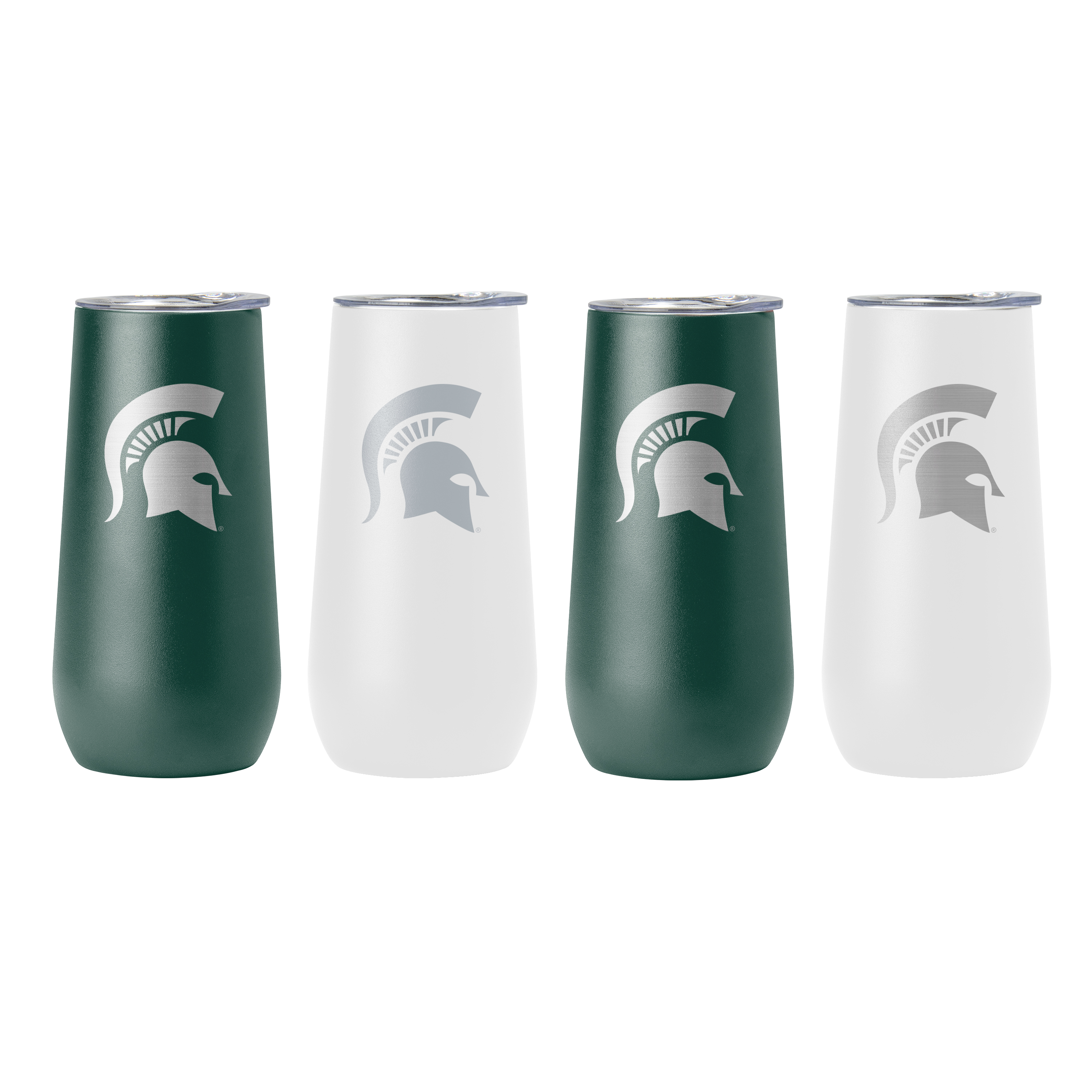 Michigan State Spartans 10oz Curved Tumbler 4 Pack  
