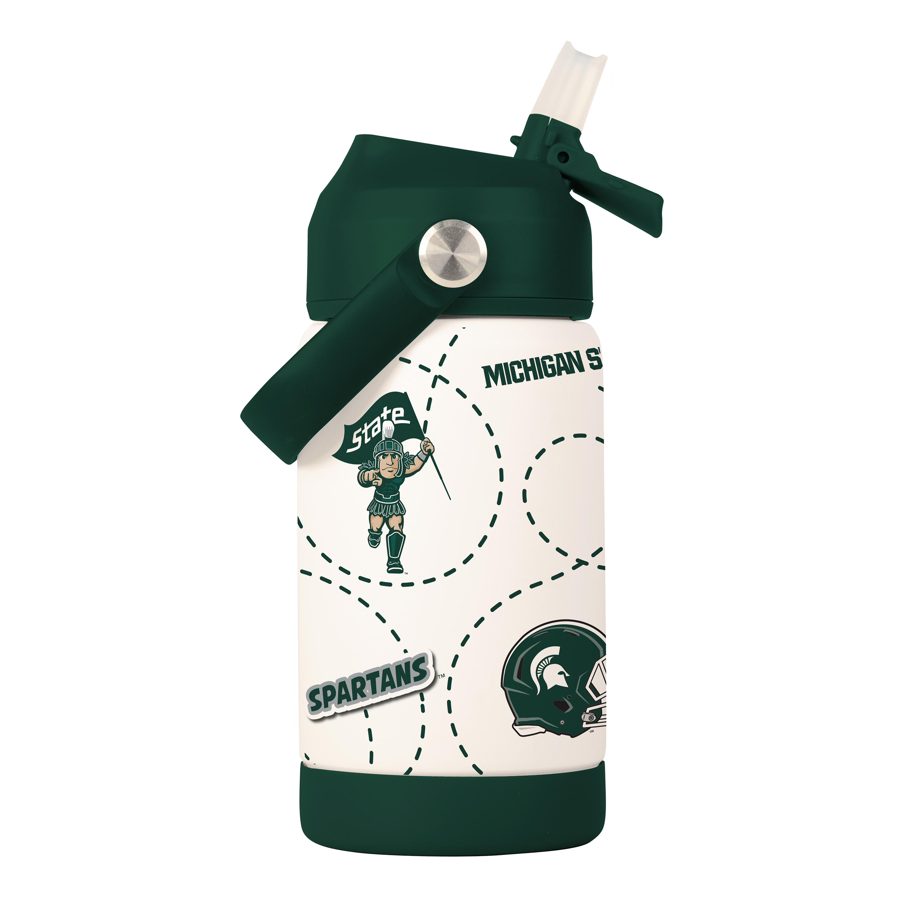 Michigan State Spartans 12oz Mascot SS Kids Bottle  