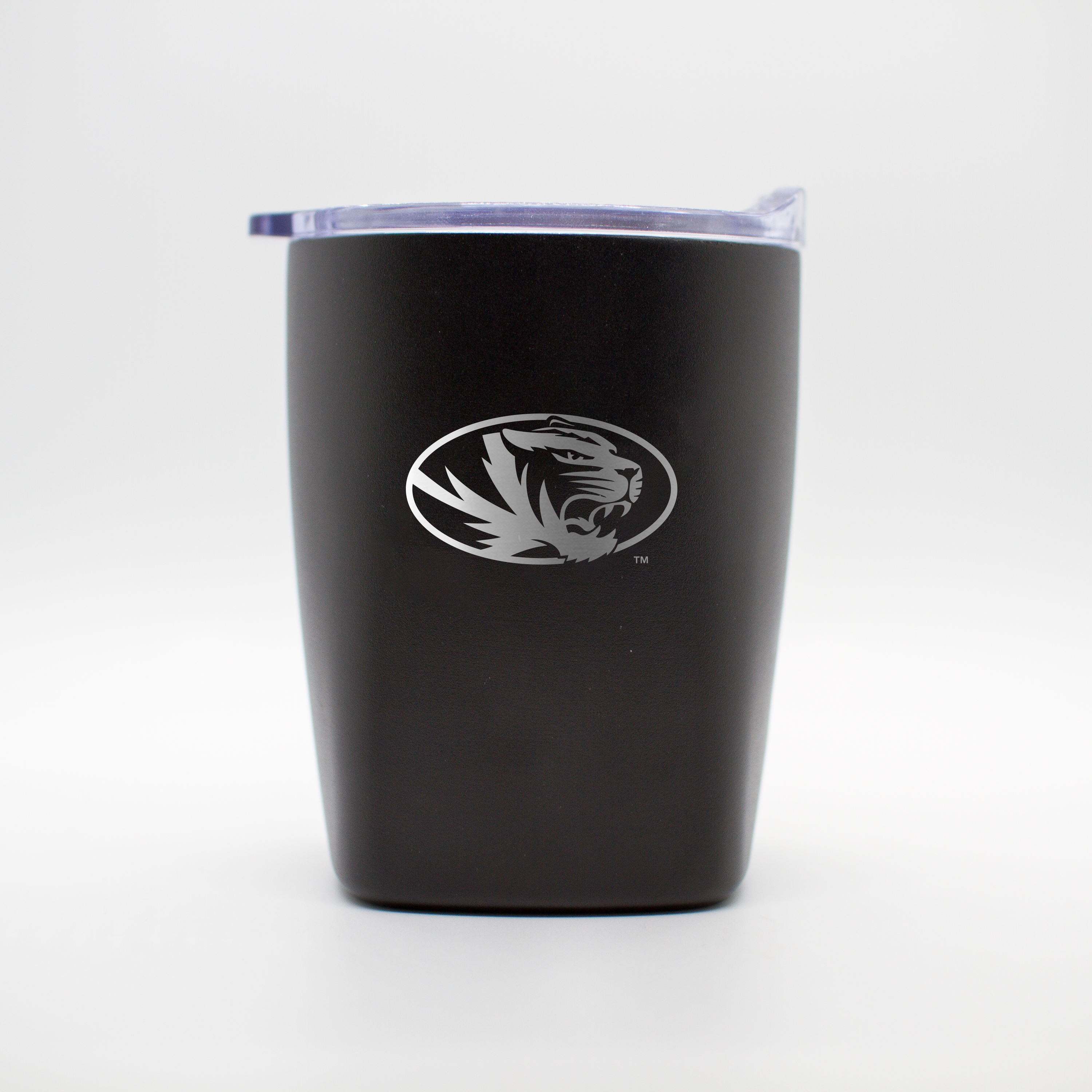 Missouri Tigers 10oz Etch Powdercoat Rocks Tumbler  