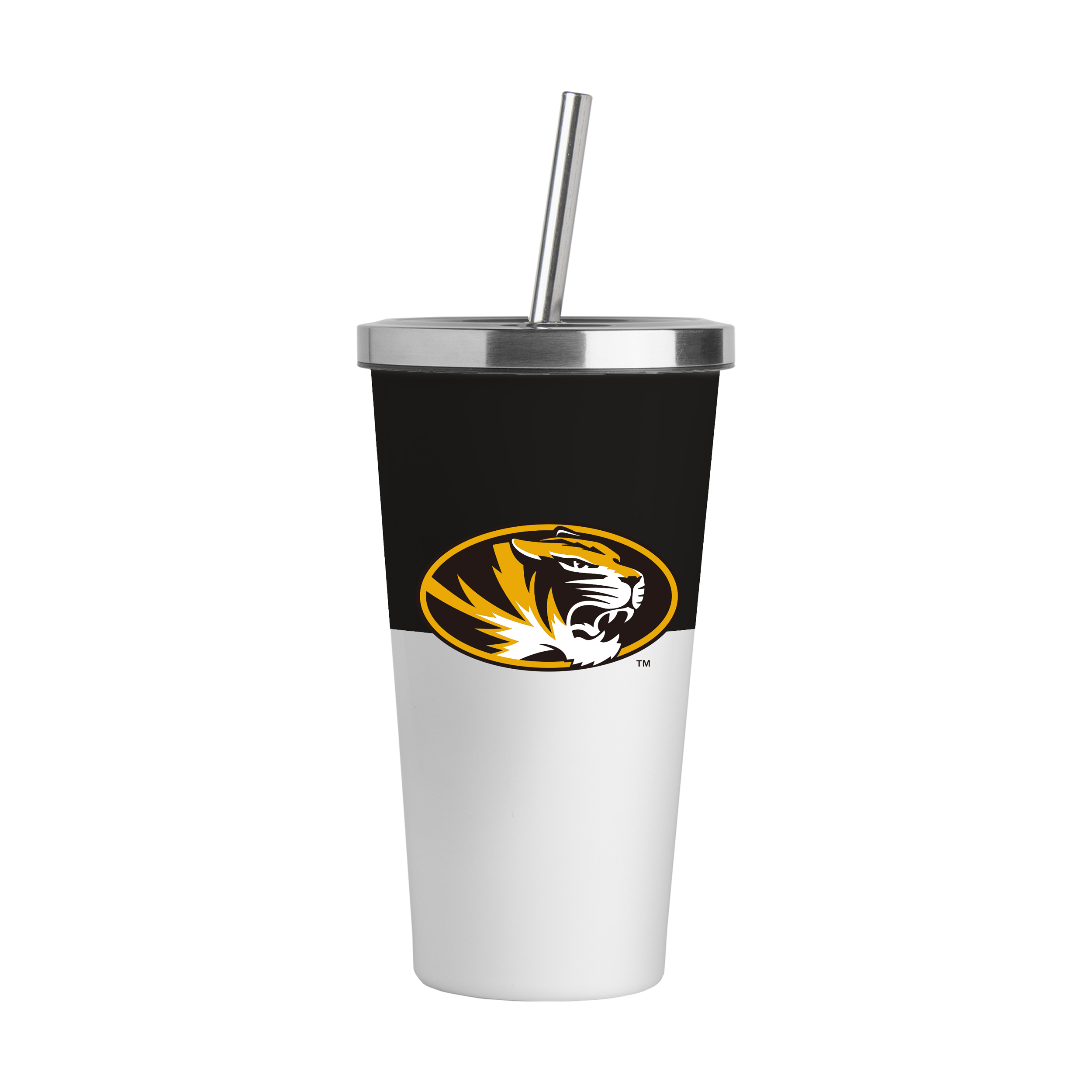 Missouri 20oz Colorblock Stainless Steel Straw Tumbler  