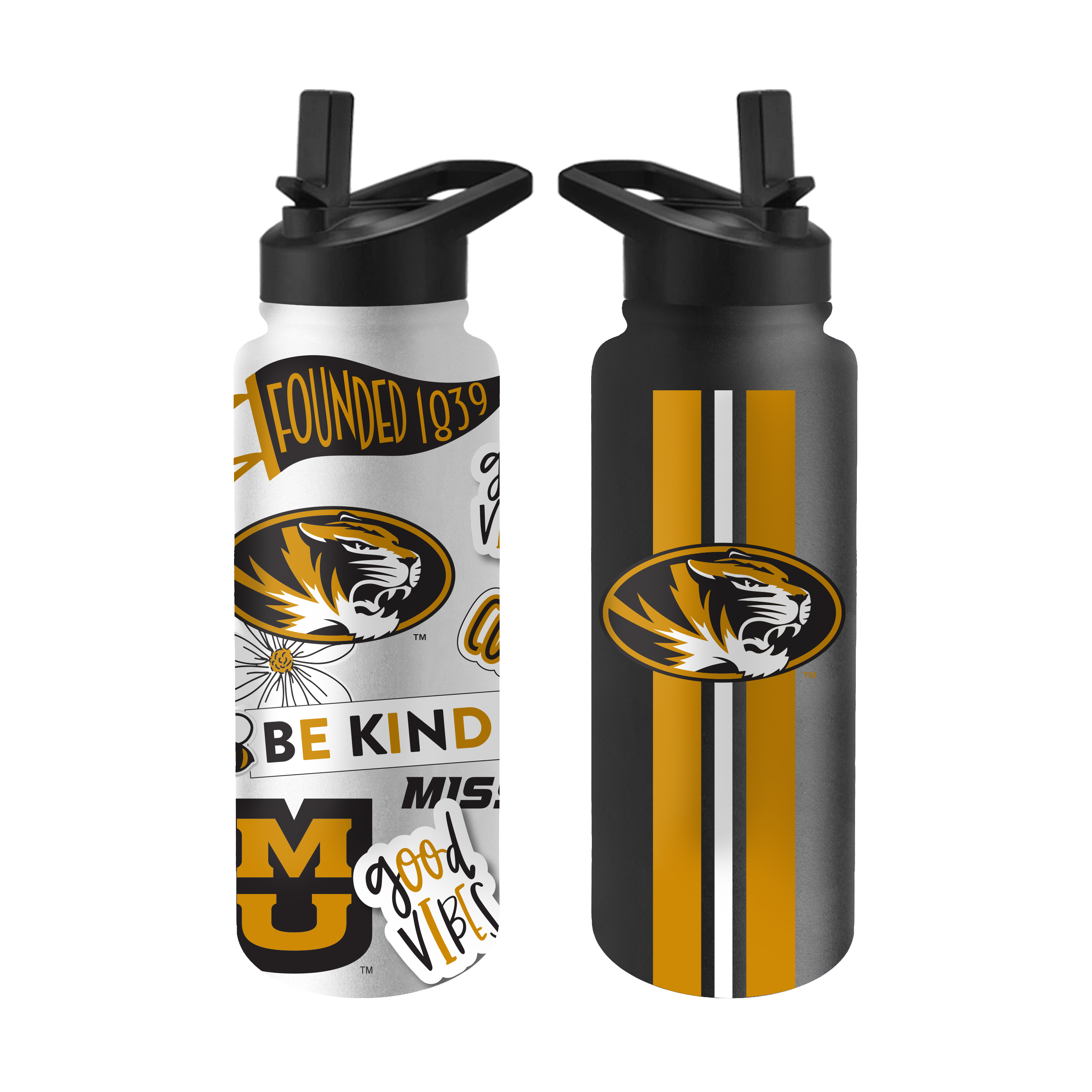 Missouri Tigers Costco 34oz Quencher Bottle 2 Pack  
