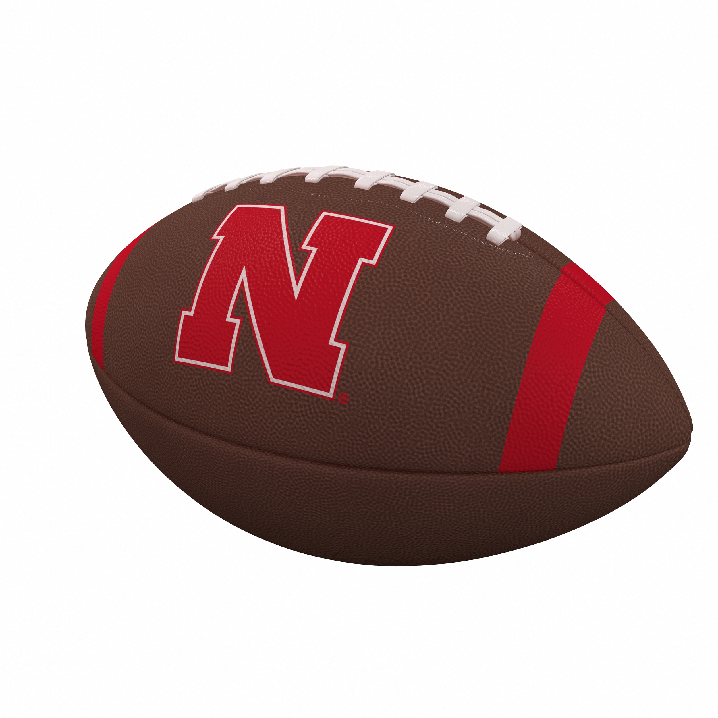 Nebraska Corn Huskers Team Stripe Official-Size Composite Football  