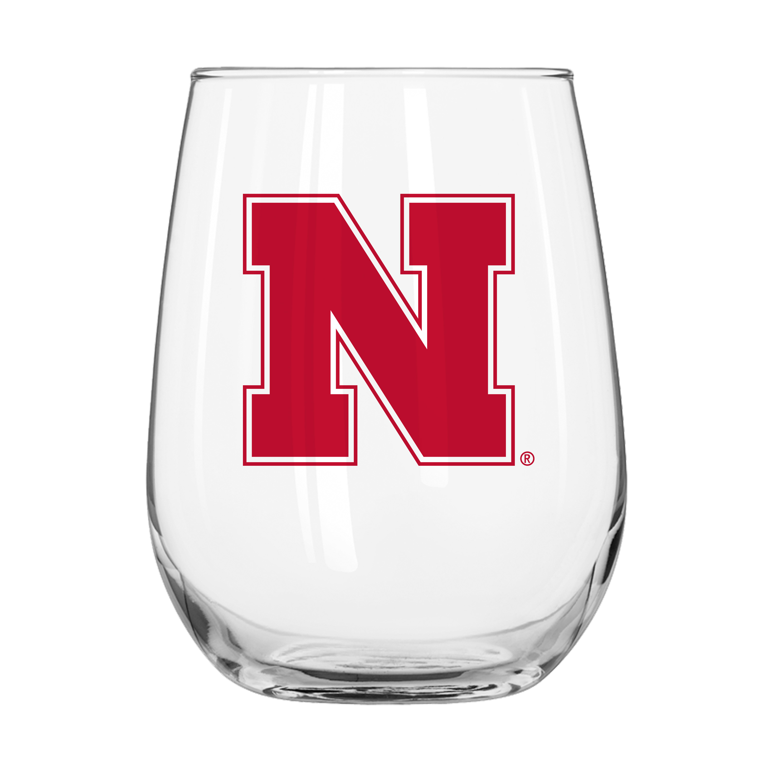 Nebraska Corn Huskers 16oz Gameday Curved Beverage Glass  