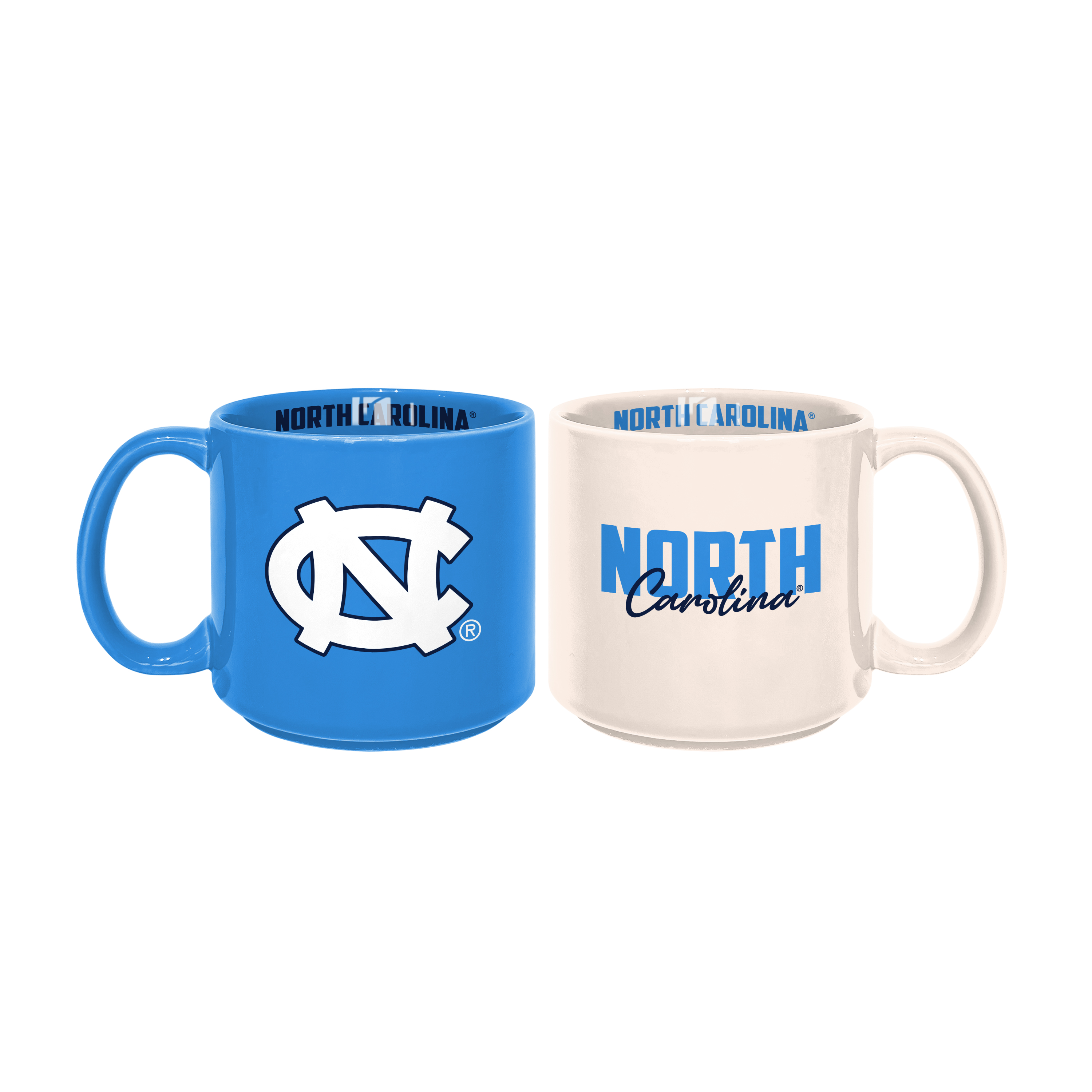 North Carolina Tar Heels Fanatics 15oz Stackable Mug Set  