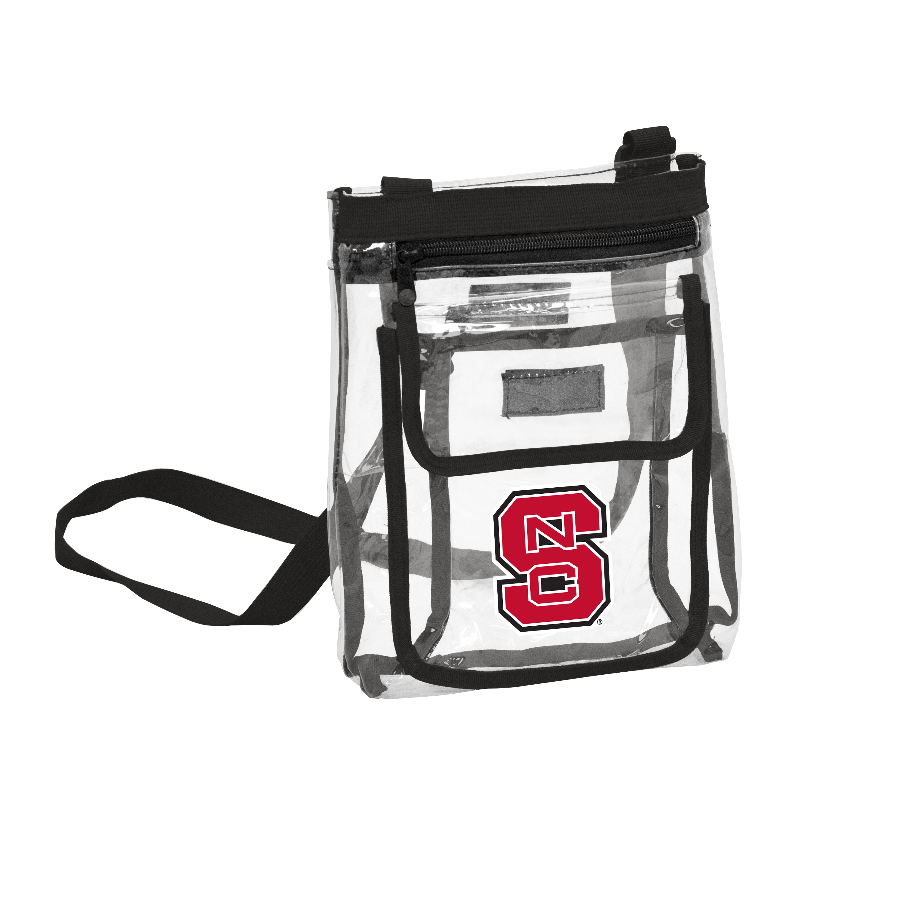 North Carolina State Wolfpack Gameday Clear Black Crossbody  