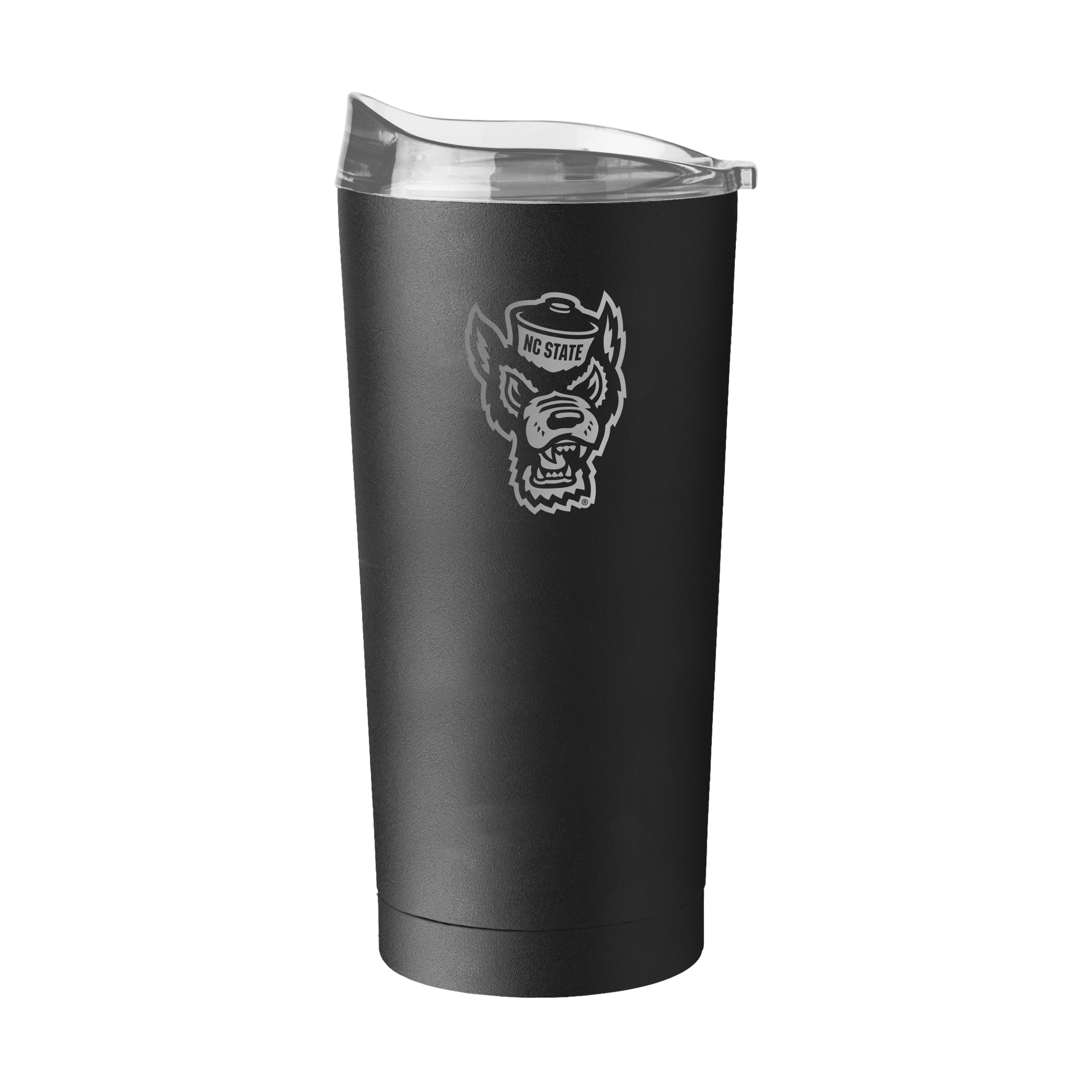 North Carolina State Wolfpack 20oz Etch Black Powder Coat Tumbler  