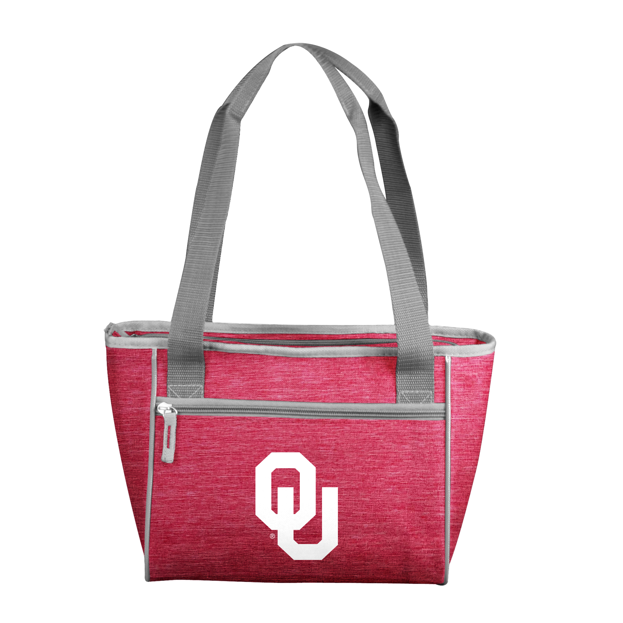 Oklahoma Sooners Crosshatch 16 Can Cooler Tote  