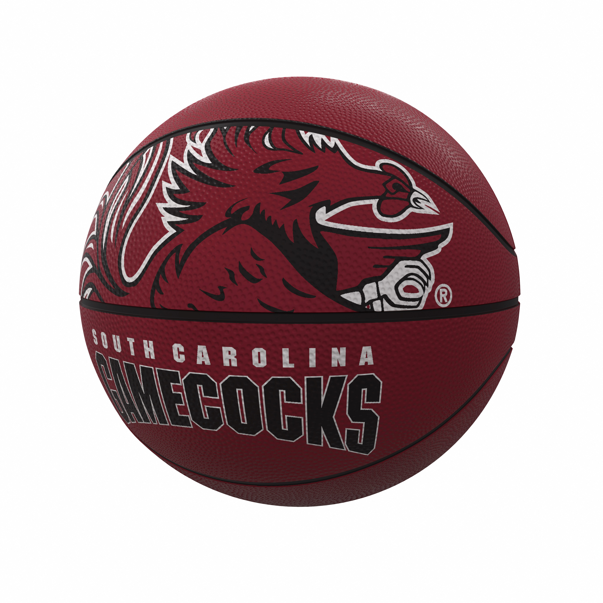 South Carolina Gamecocks Mascot Official-Size Rubber Basketball  