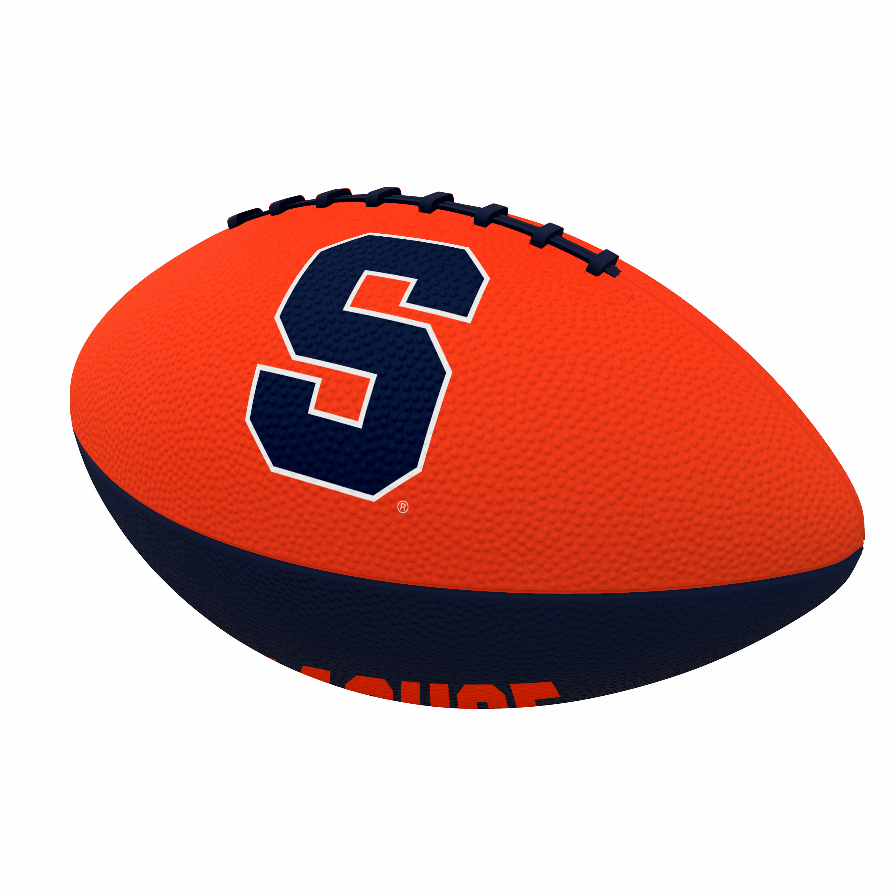 Syracuse Orange Pinwheel Junior-Size Rubber Football  