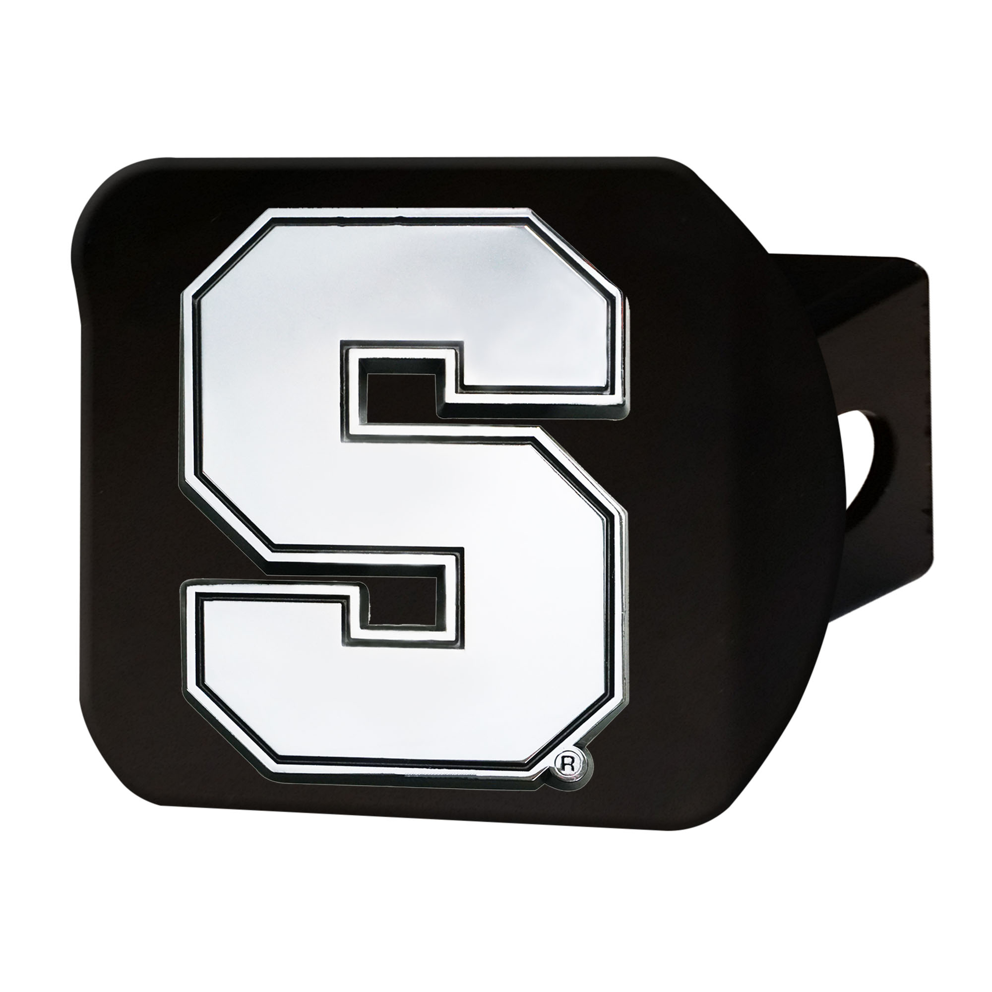 Syracuse Orange Chrome on Black Hitch Cover  
