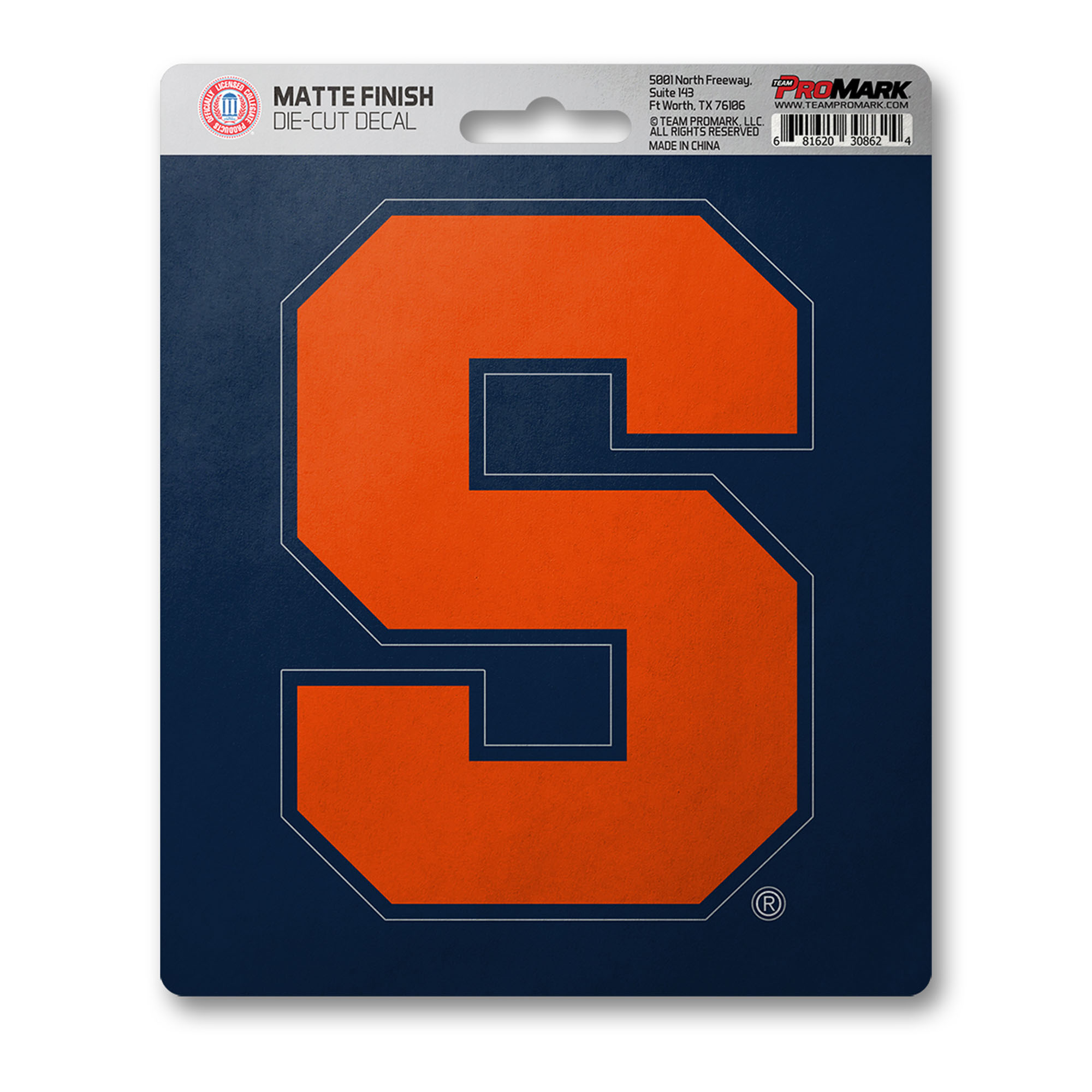 Syracuse Orange Matte Decal  
