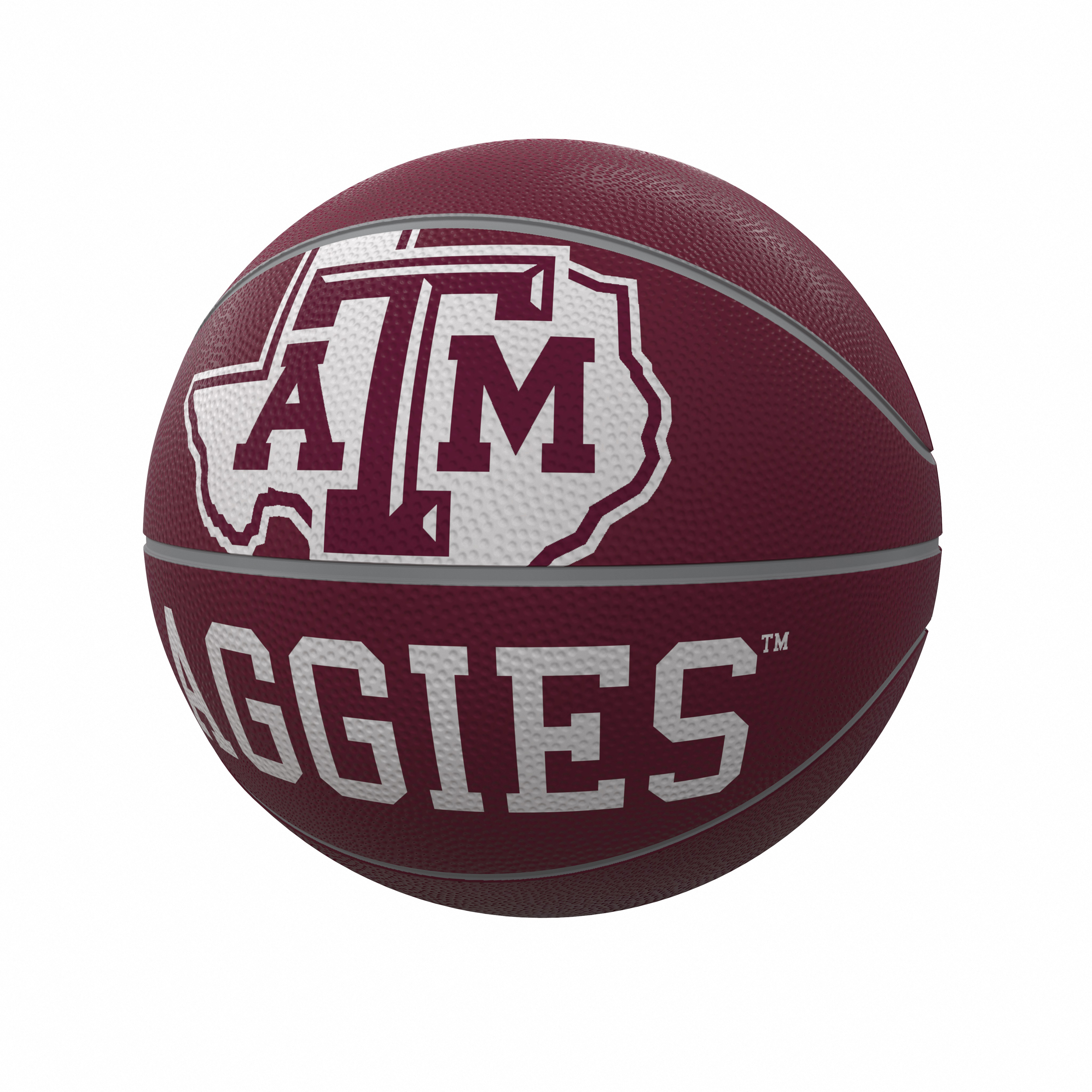 Texas A&M Aggies Mascot Official-Size Rubber Basketball  