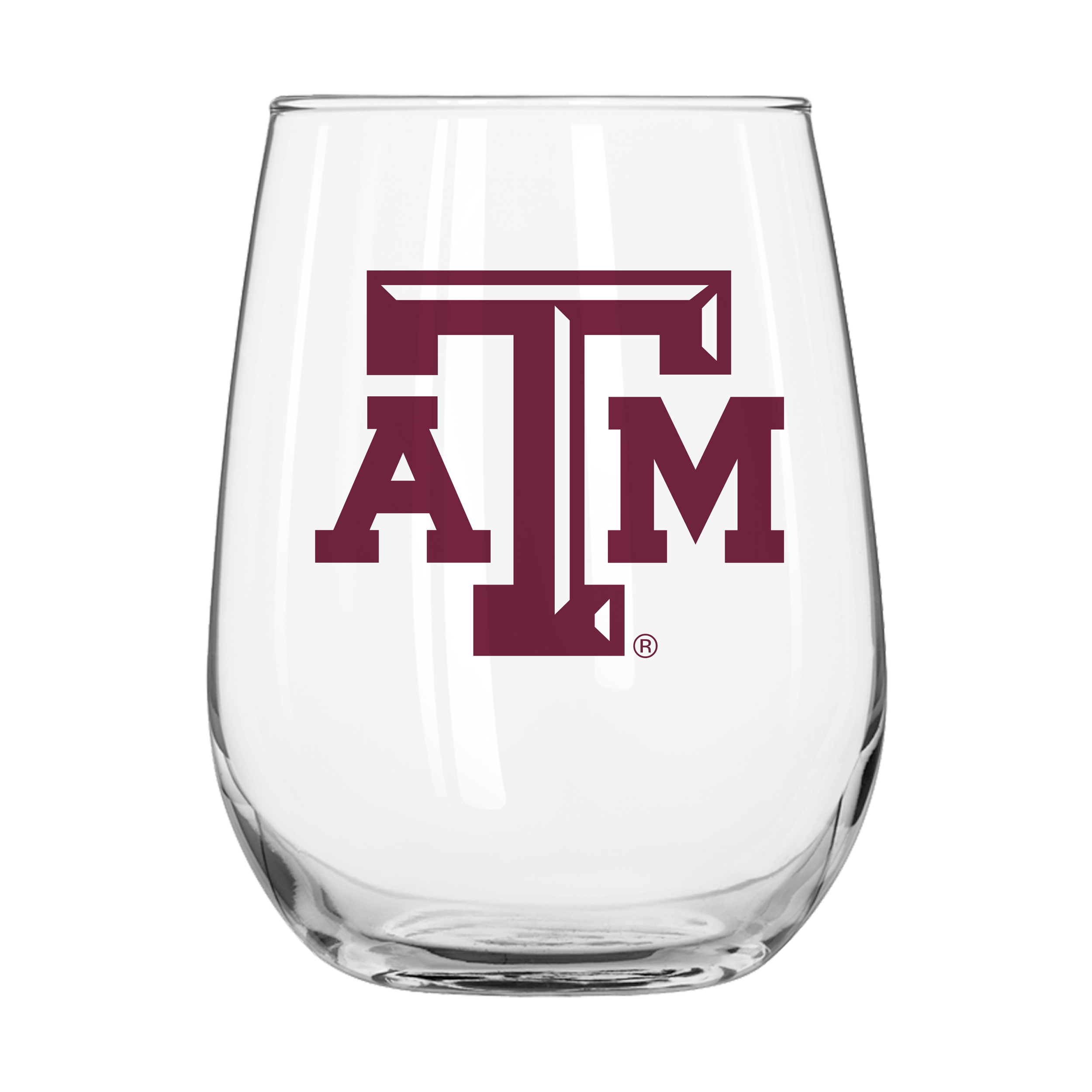 Texas A&M Aggies 16oz Gameday Curved Beverage Glass  